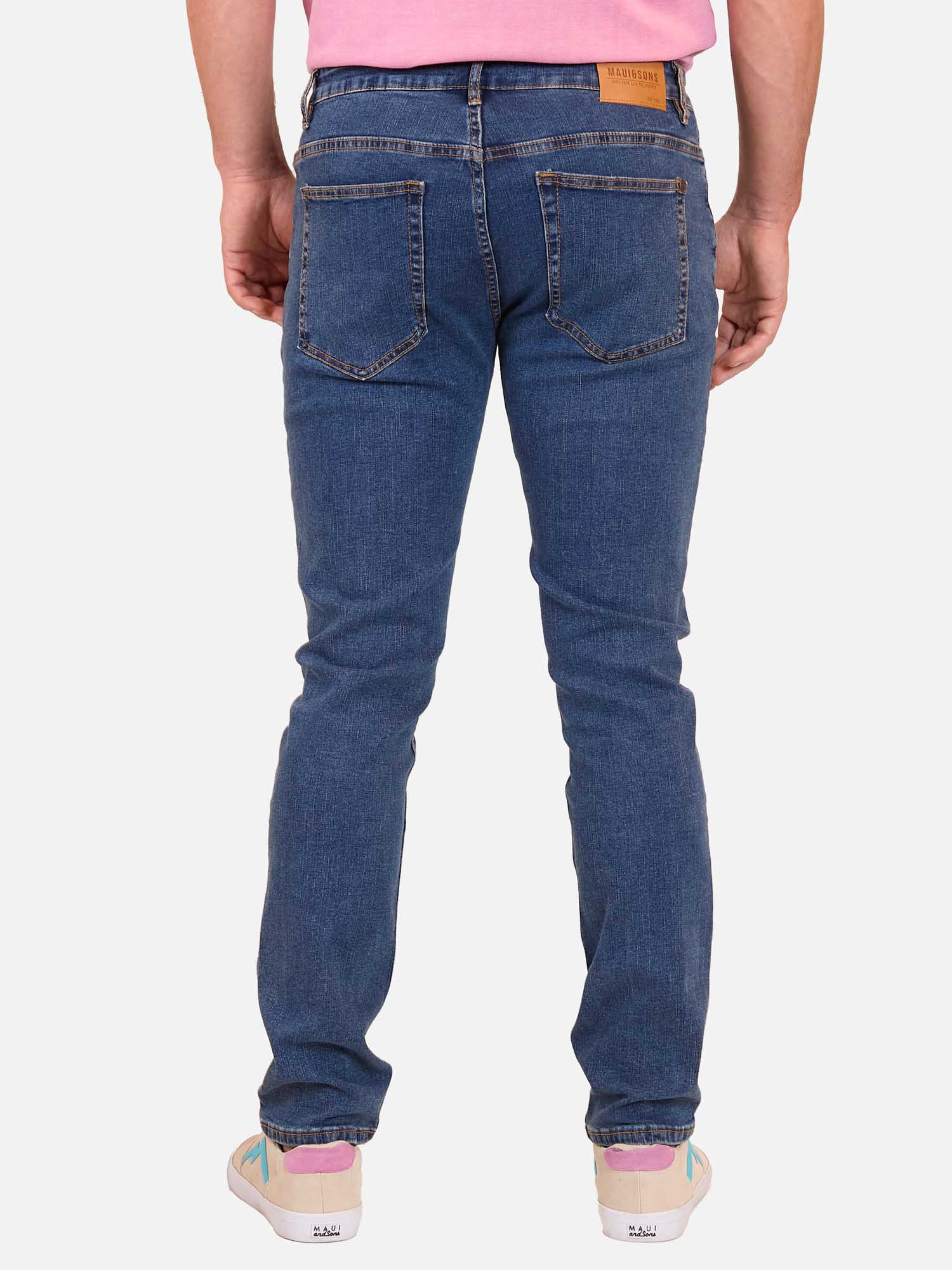 JEANS TOBILLERO SKINNY HOMBRE MAUI & SONS CELESTE 5N120-MT25 WAIKOLOA - 2