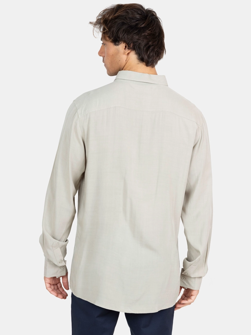 CAMISA ML SUNSET SHORE KHAKI HOMBRE MAUI AND SONS - 2