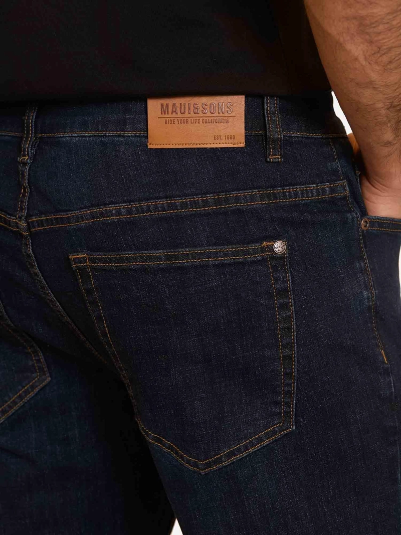 JEANS TOBILLERO SKINNY HOMBRE MAUI & SONS CELESTE 5N110-MT25 DIAMOND - 4
