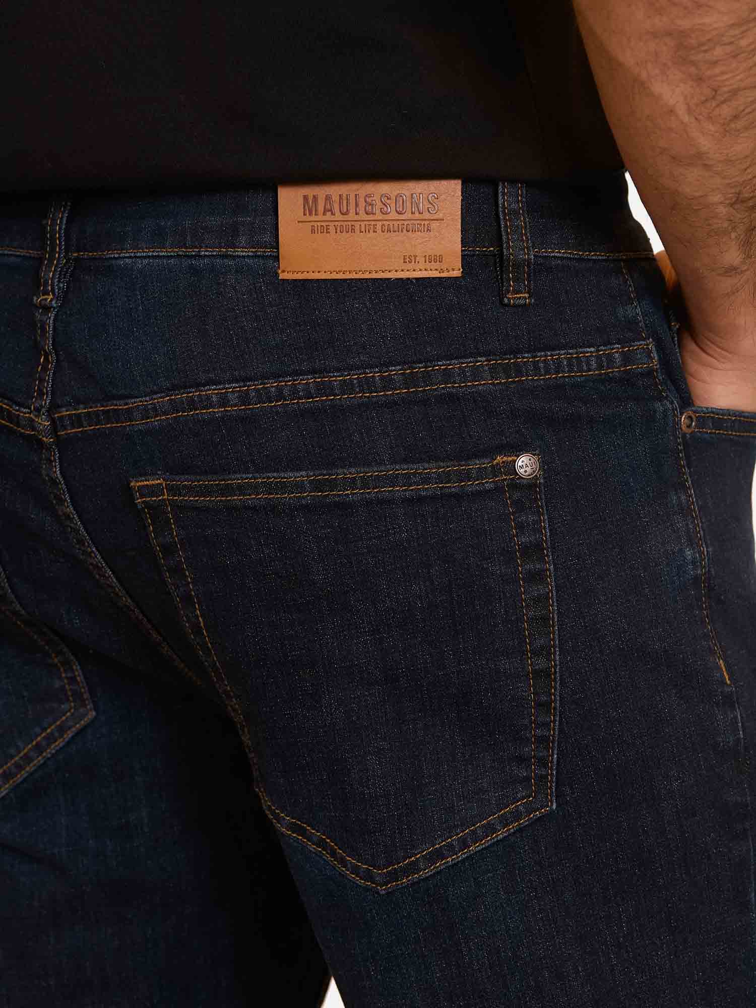 JEANS TOBILLERO SKINNY HOMBRE MAUI & SONS CELESTE 5N110-MT25 DIAMOND - 4