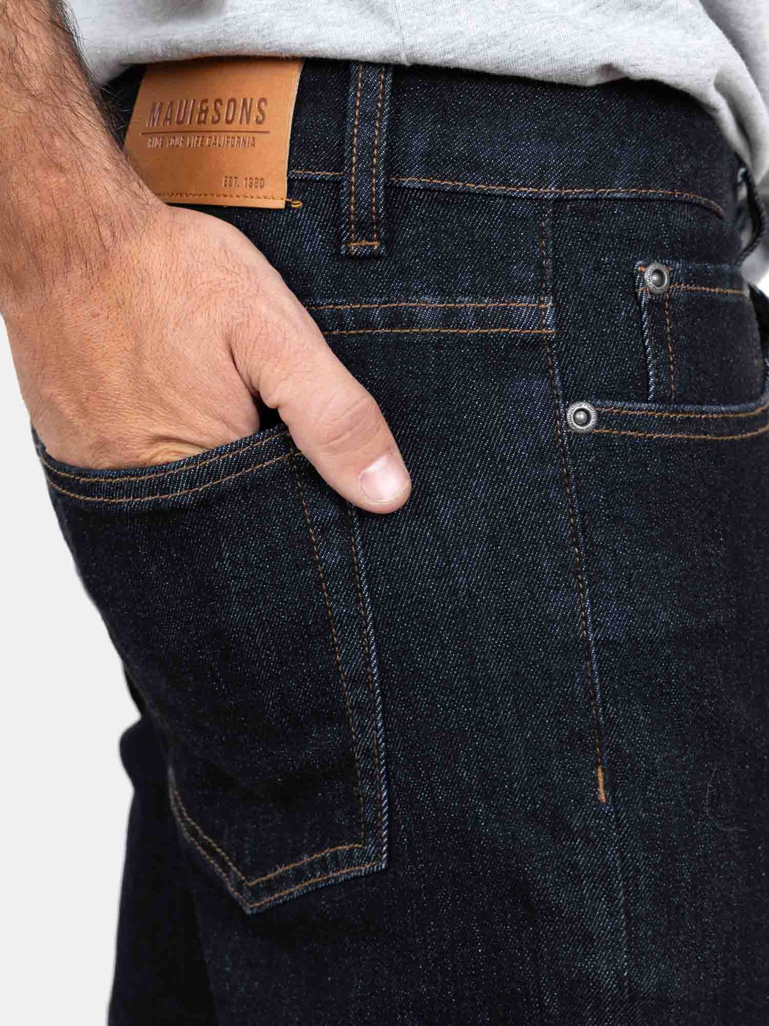 JEANS TOBILLERO SKINNY HOMBRE MAUI & SONS AZUL MARINO 5N113-MT25 KAUPO - 4