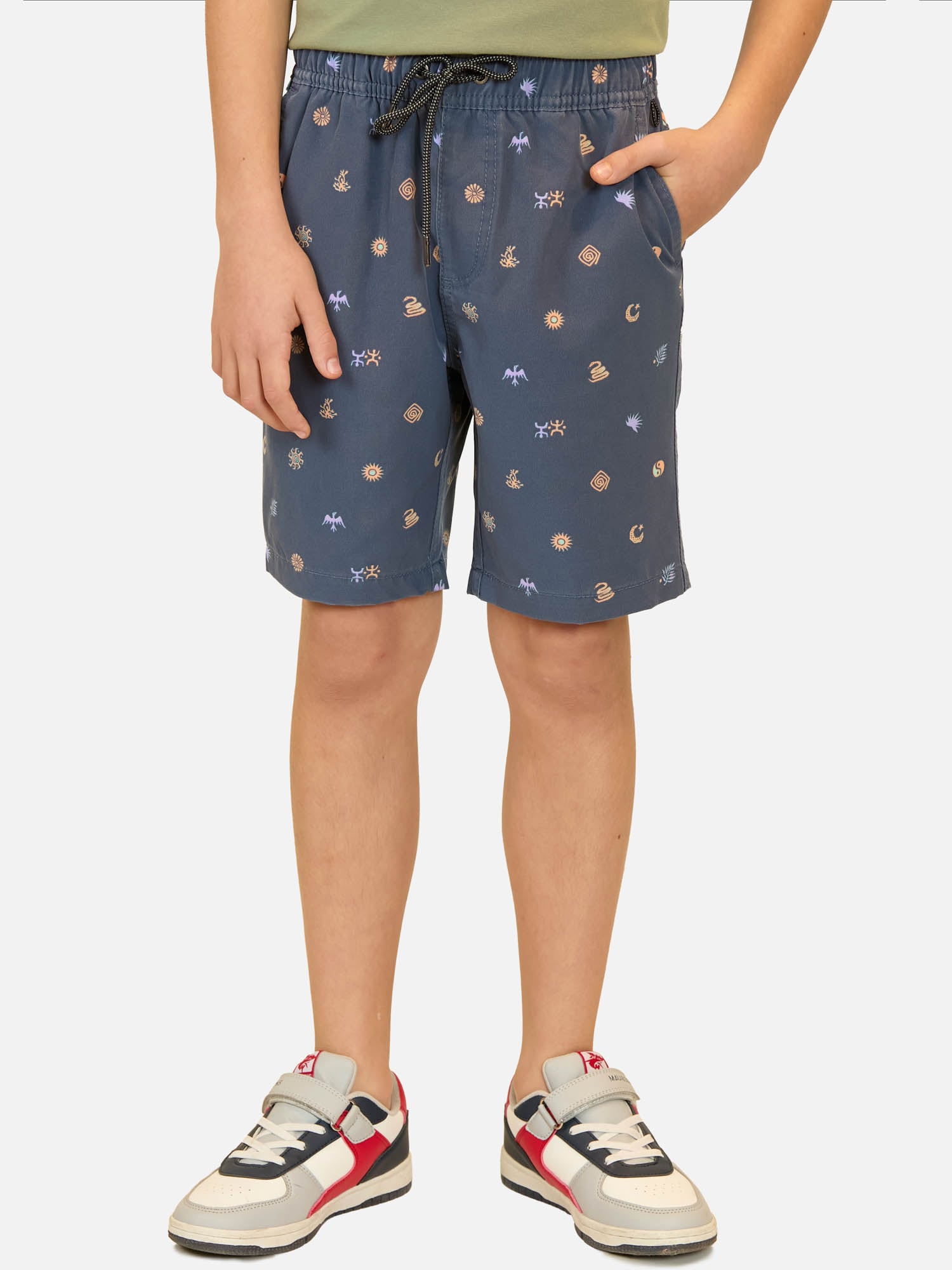 BERMUDA HIBRIDO ELUA DUO MULTICOLOR NIÑO MAUI AND SONS - 1