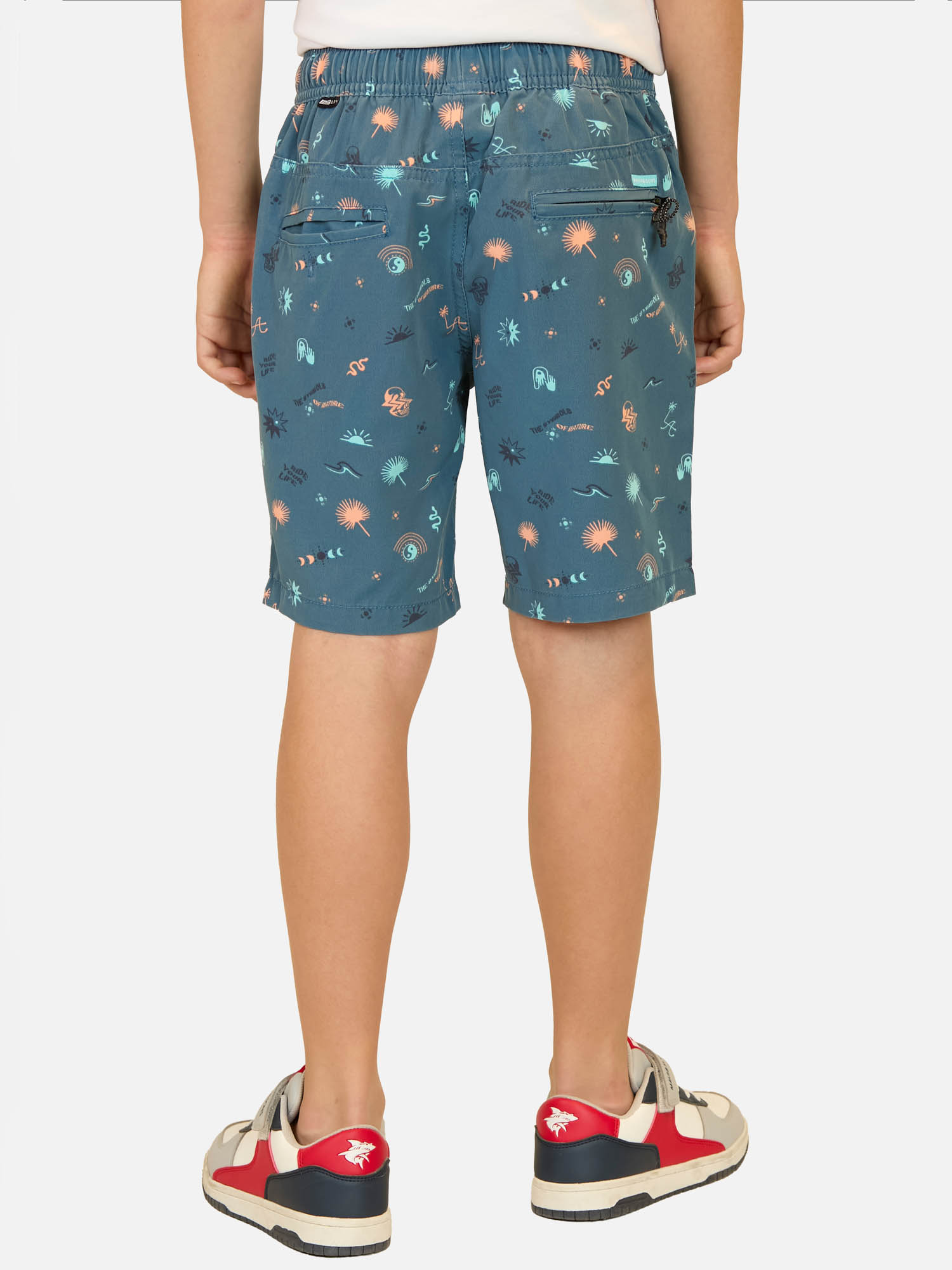 BERMUDA HIBRIDO ELUA MULTICOLOR NIÑO MAUI AND SONS - 2