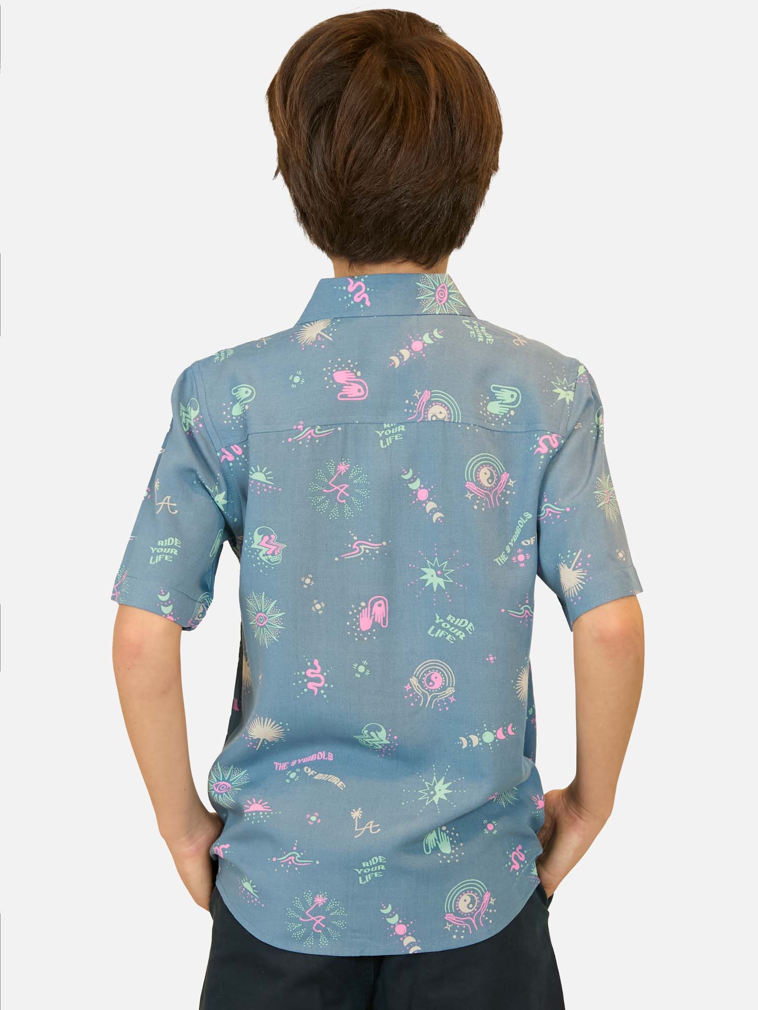 CAMISA MC LION MULTICOLOR NIÑO MAUI AND SONS - 2