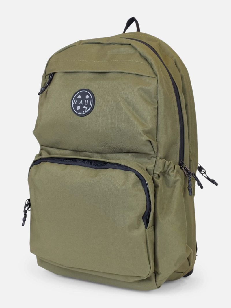 MOCHILA ARMY HOMBRE VERDE MAUI AND SONS - 1