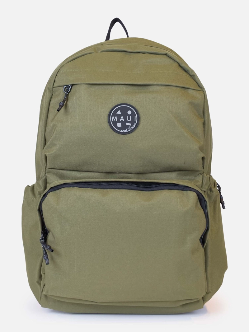 MOCHILA ARMY HOMBRE VERDE MAUI AND SONS - 3