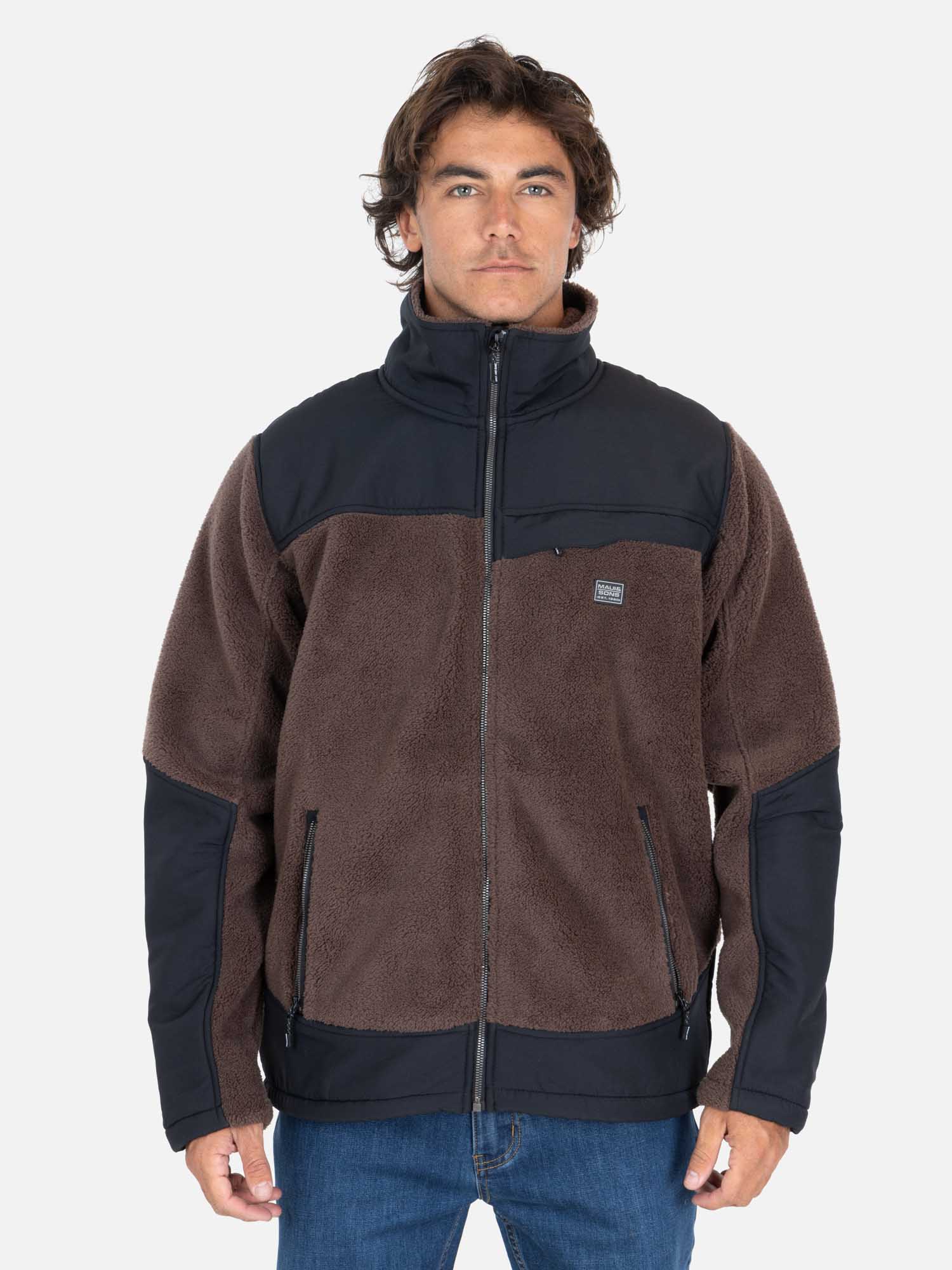 POLERÓN MANGA LARGA ALGODÓN HOMBRE MAUI & SONS CAFÉ BONDED SURF - 1