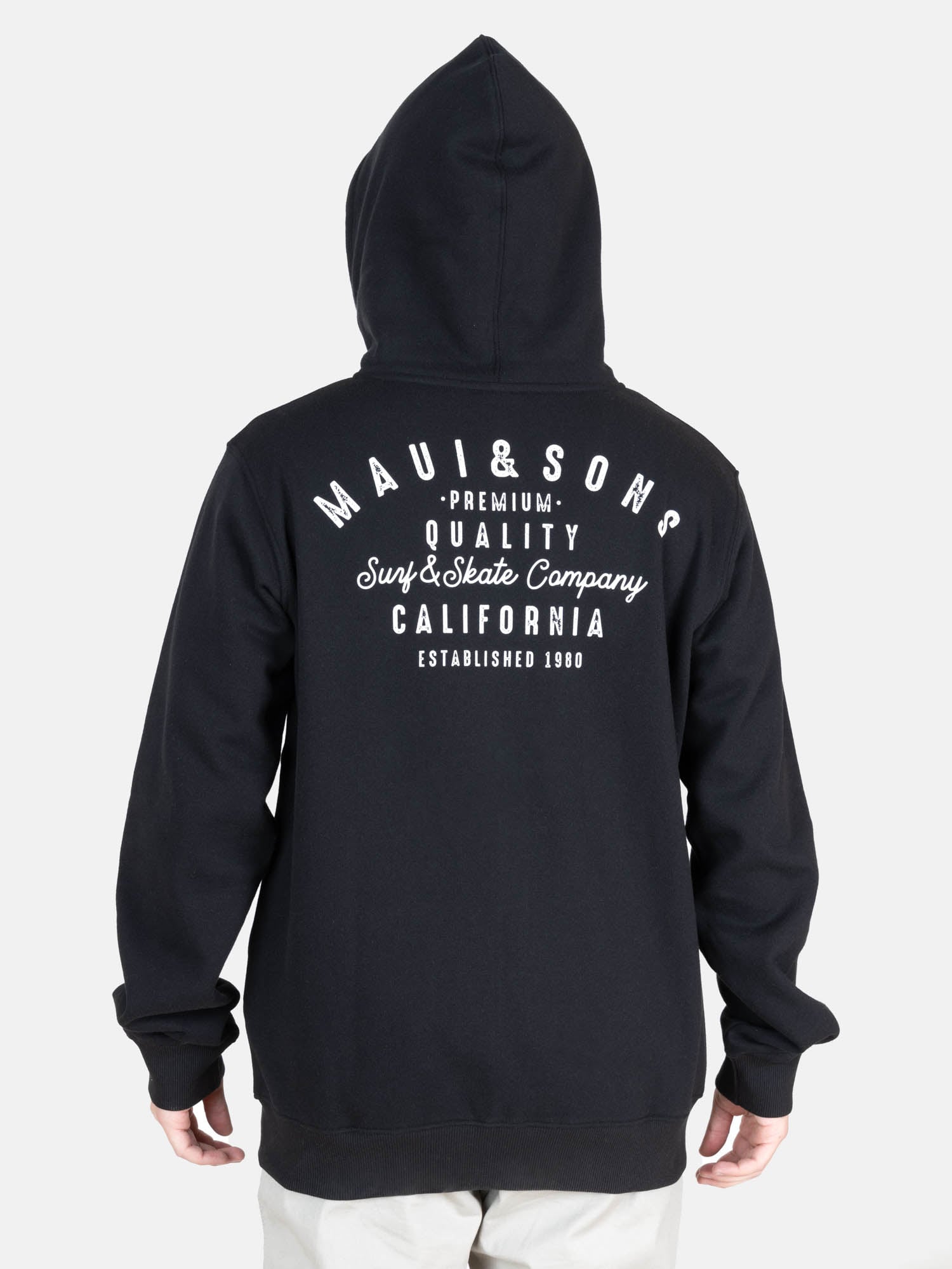 POLERÓN MANGA LARGA ALGODÓN HOMBRE MAUI & SONS NEGRO FZ FLOW - 2