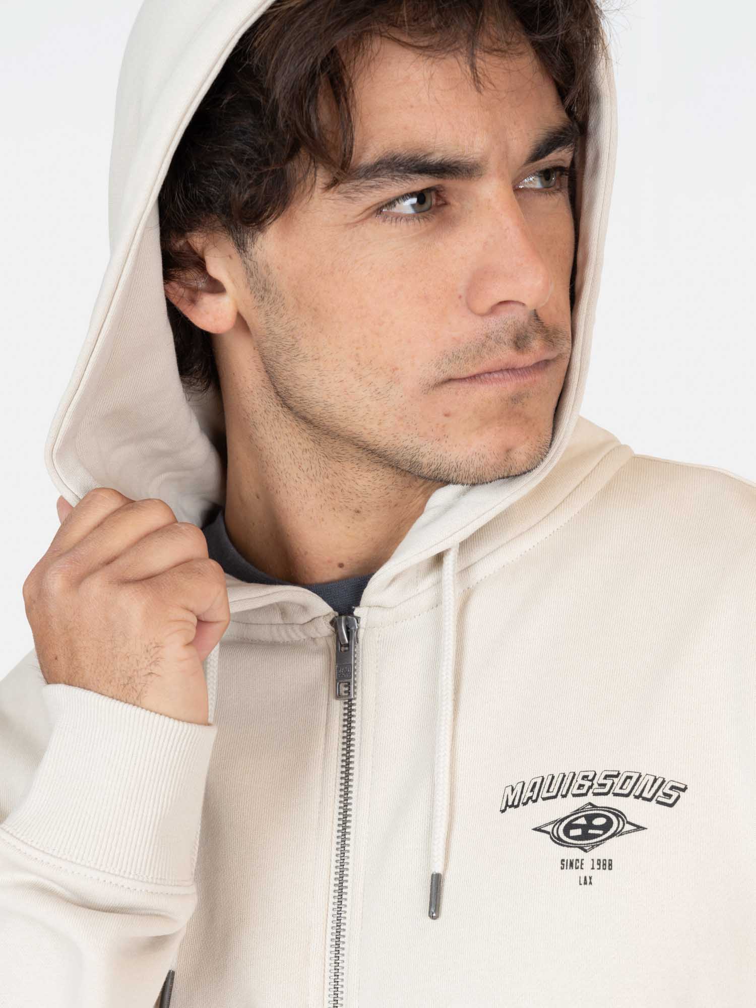 POLERÓN MANGA LARGA ALGODÓN HOMBRE MAUI & SONS BEIGE FZ PACIFIC - 3