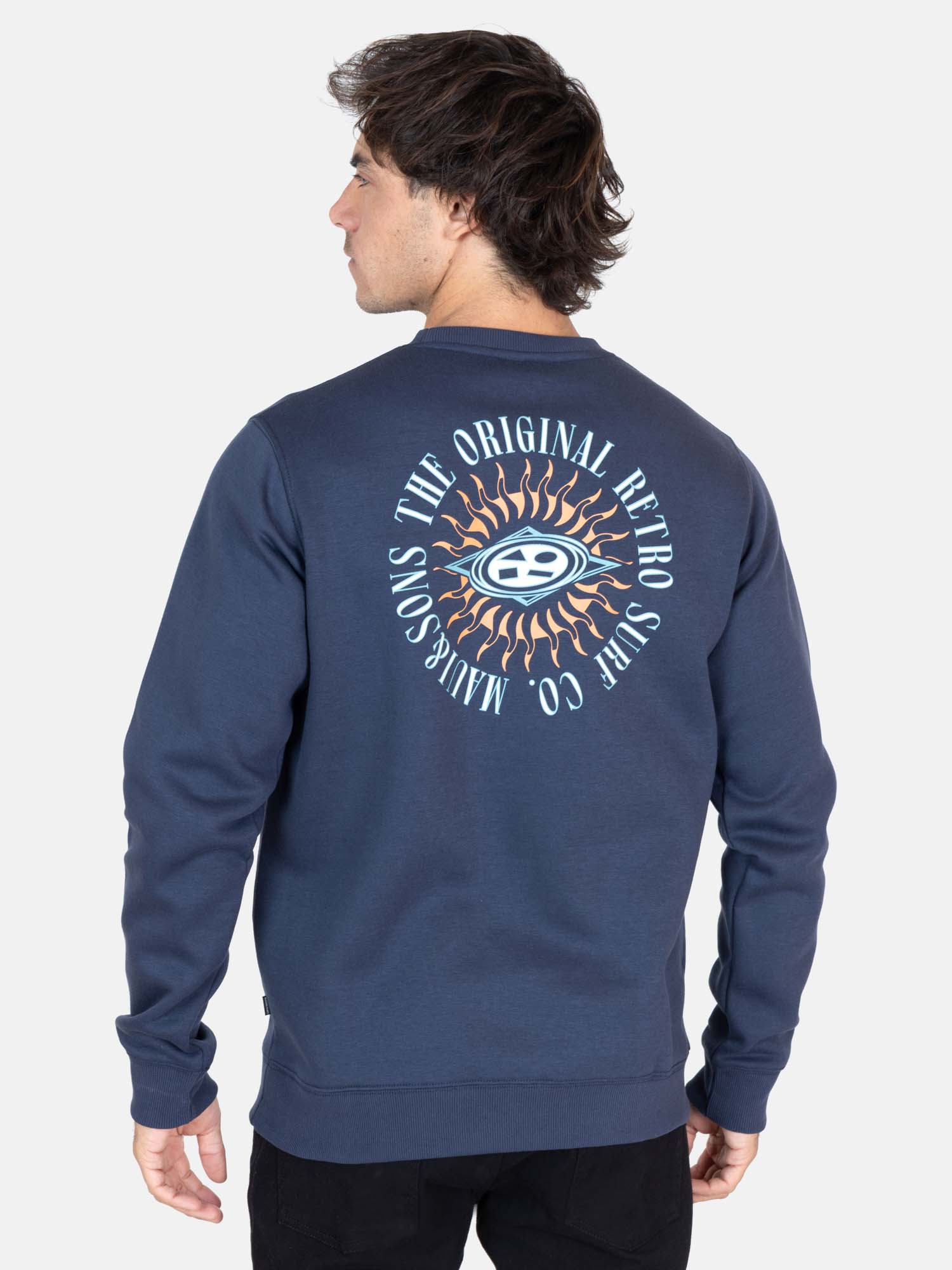 POLERÓN MANGA LARGA ALGODÓN HOMBRE MAUI & SONS AZUL CR FLAMINGO - 2