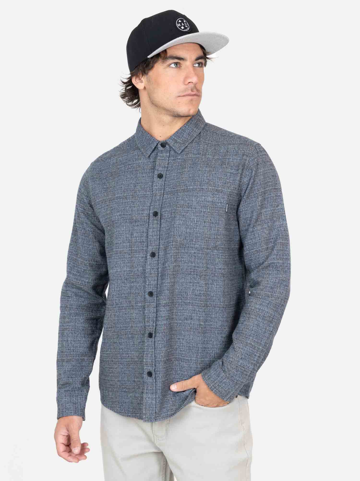 CAMISA FUEGO AZUL HOMBRE MAUI AND SONS - 1