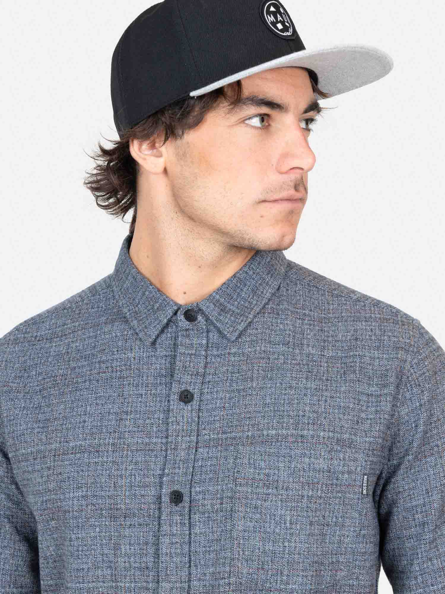 CAMISA FUEGO AZUL HOMBRE MAUI AND SONS - 3