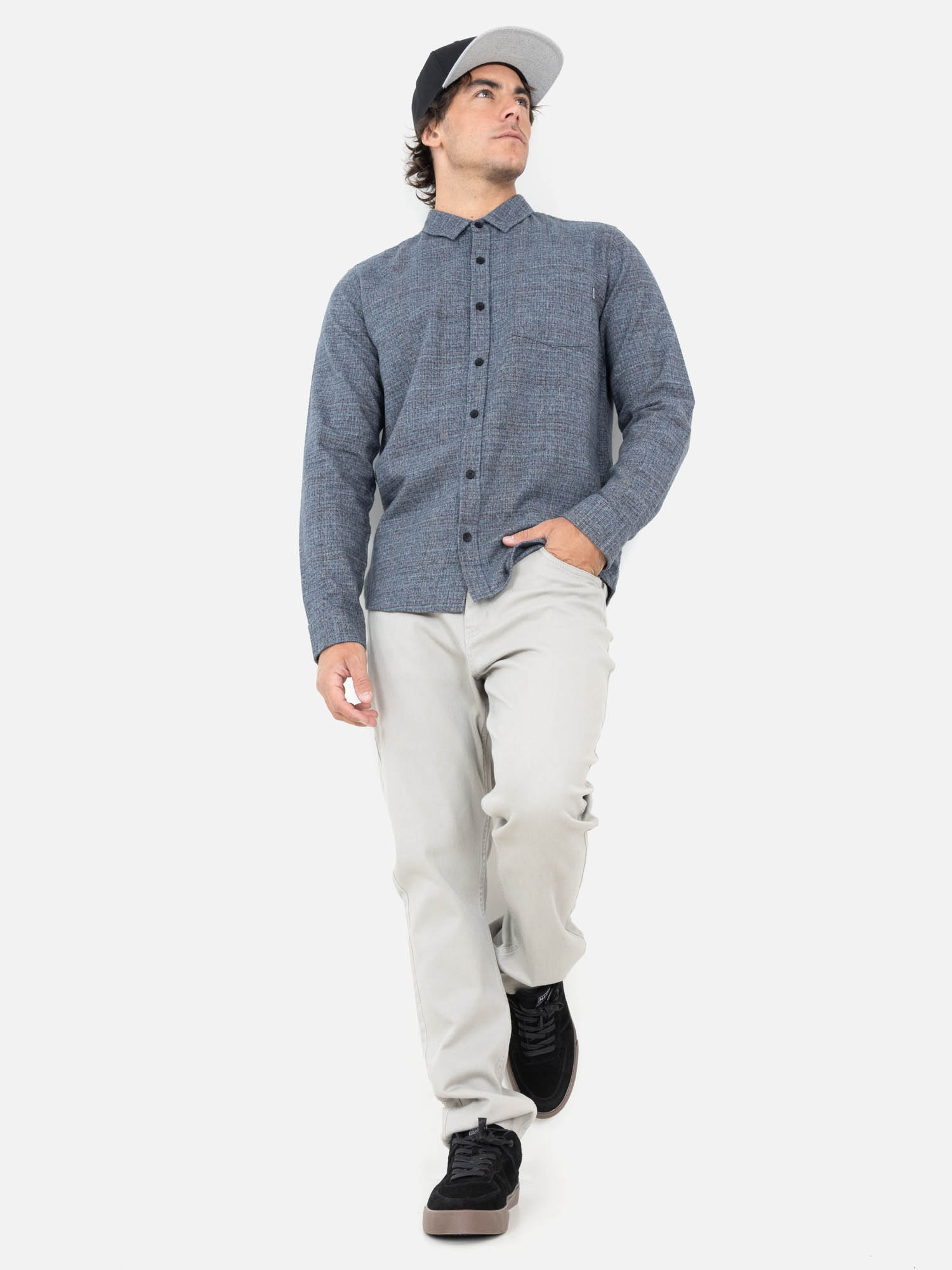 CAMISA FUEGO AZUL HOMBRE MAUI AND SONS - 4