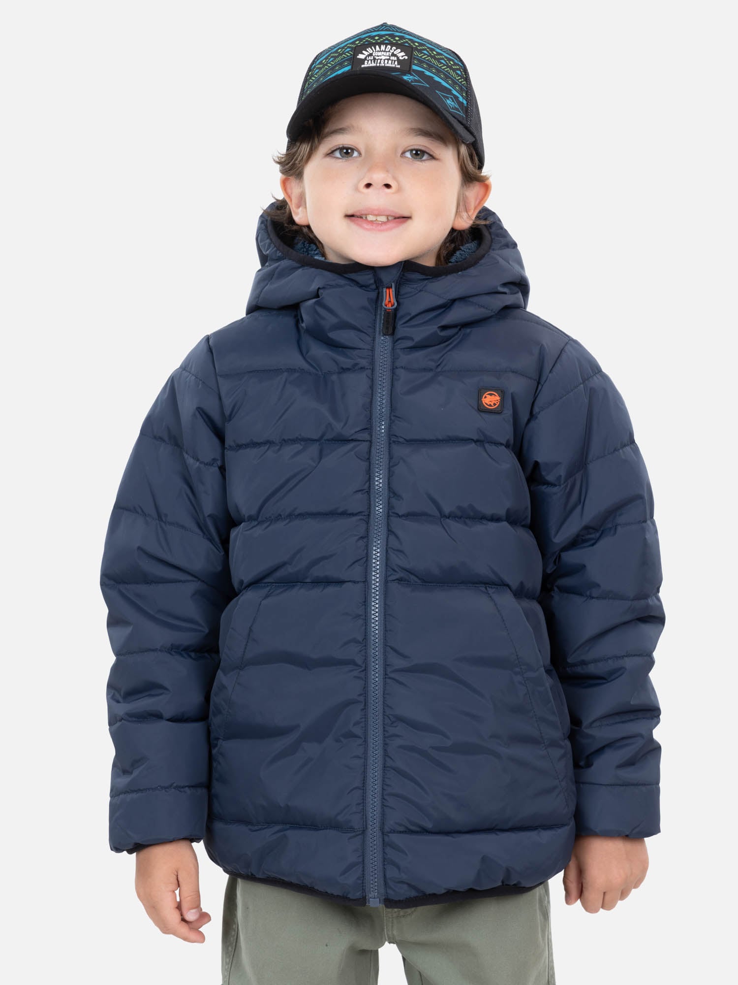 PARKA ALASKA INFANTIL AZUL MAUI AND SONS - 1