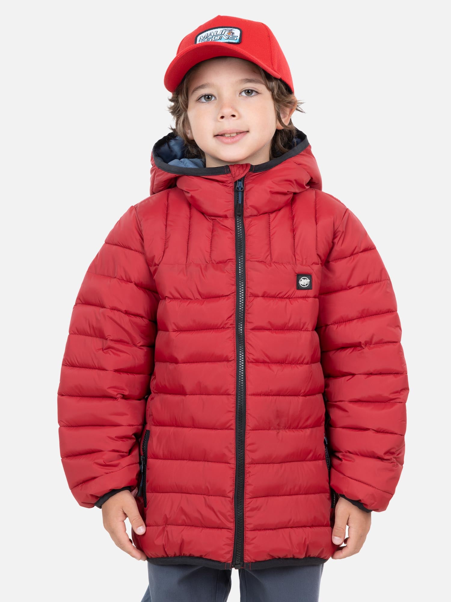 PARKA VALKYRIA INFANTIL ROJO MAUI AND SONS - 1