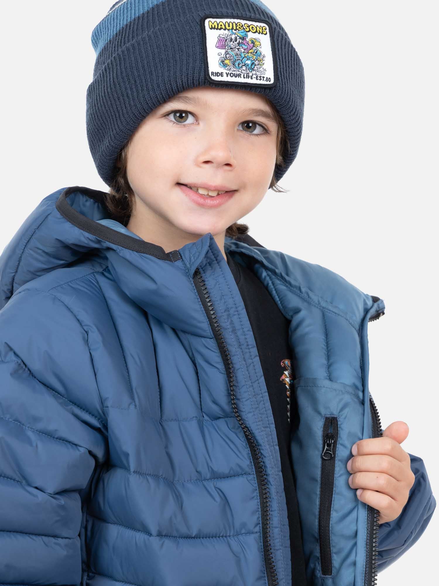 PARKA ROAR INFANTIL CELESTE MAUI AND SONS - 3
