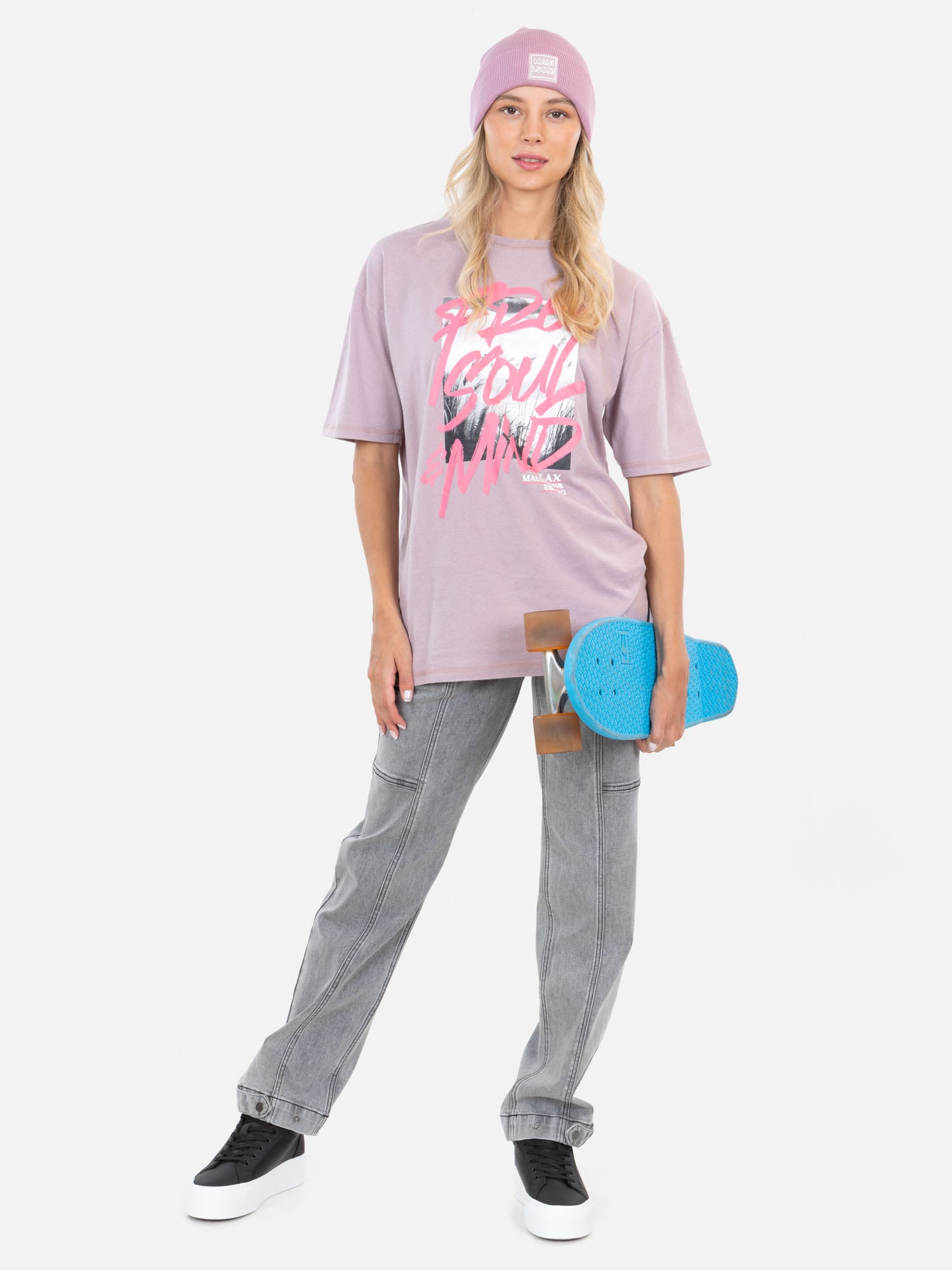 JEANS CYCLONE GRIS MUJER MAUI AND SONS - 4