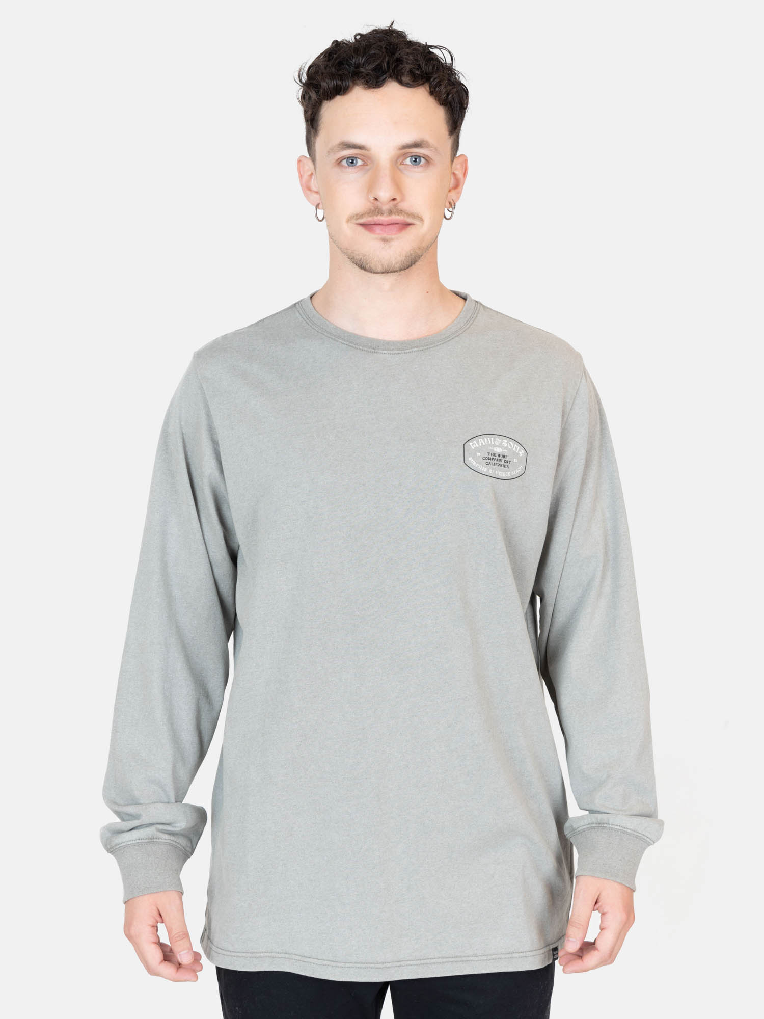POLERA ML SUNBURNT VERDE HOMBRE MAUI AND SONS - 1