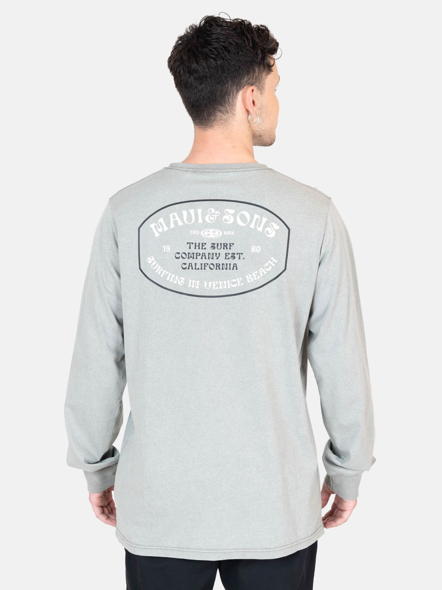 POLERA ML SUNBURNT VERDE HOMBRE MAUI AND SONS - 2