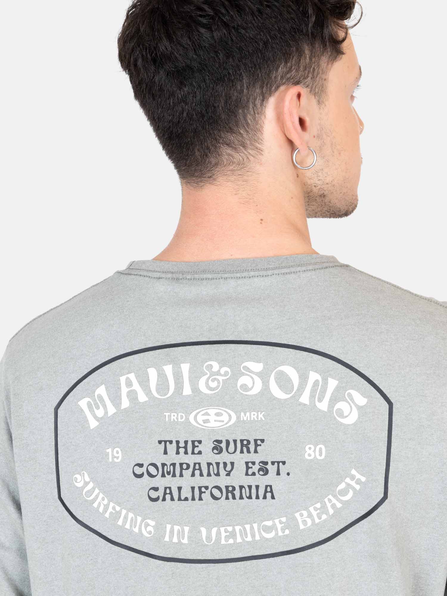 POLERA ML SUNBURNT VERDE HOMBRE MAUI AND SONS - 3