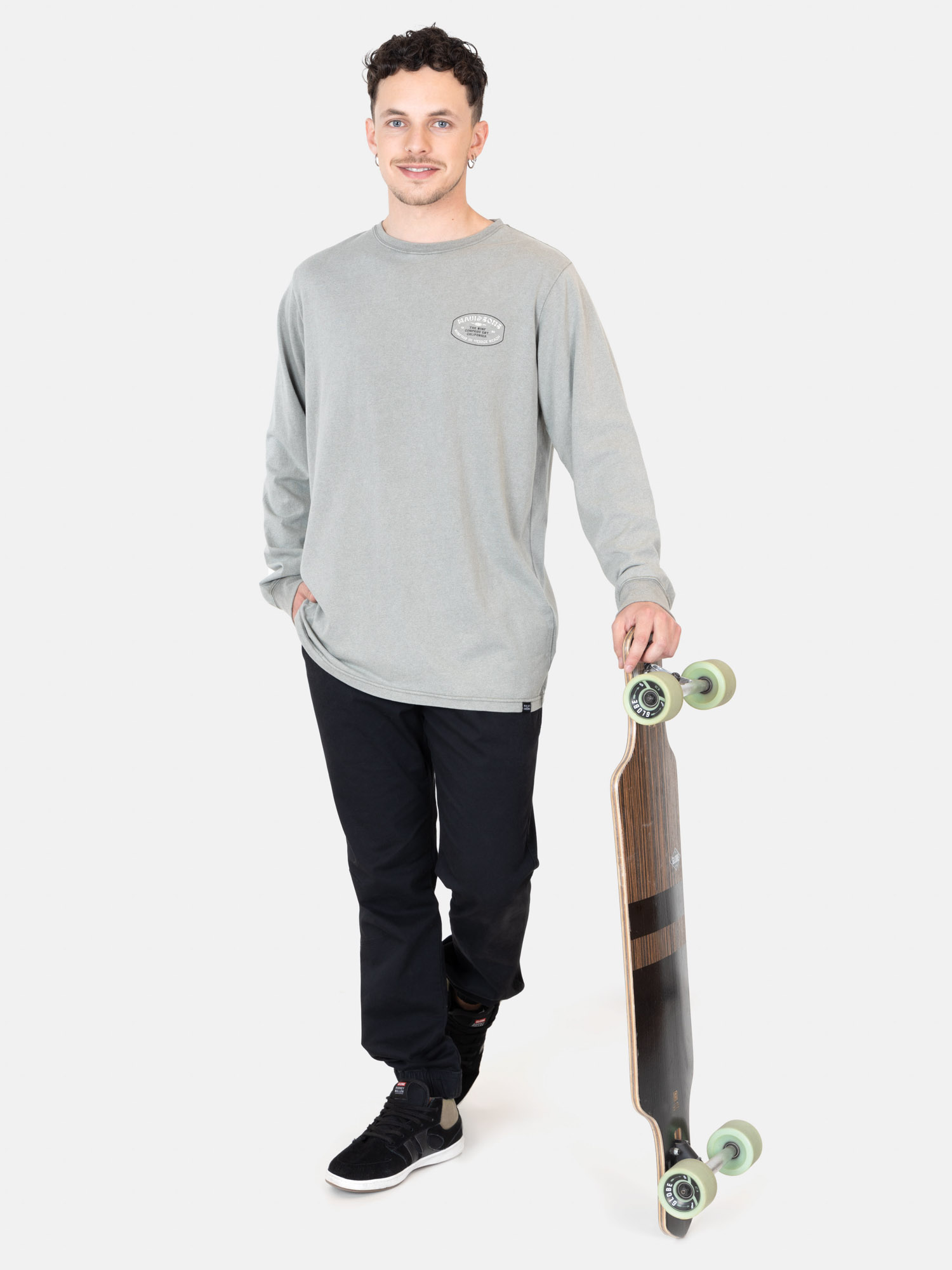 POLERA ML SUNBURNT VERDE HOMBRE MAUI AND SONS - 4