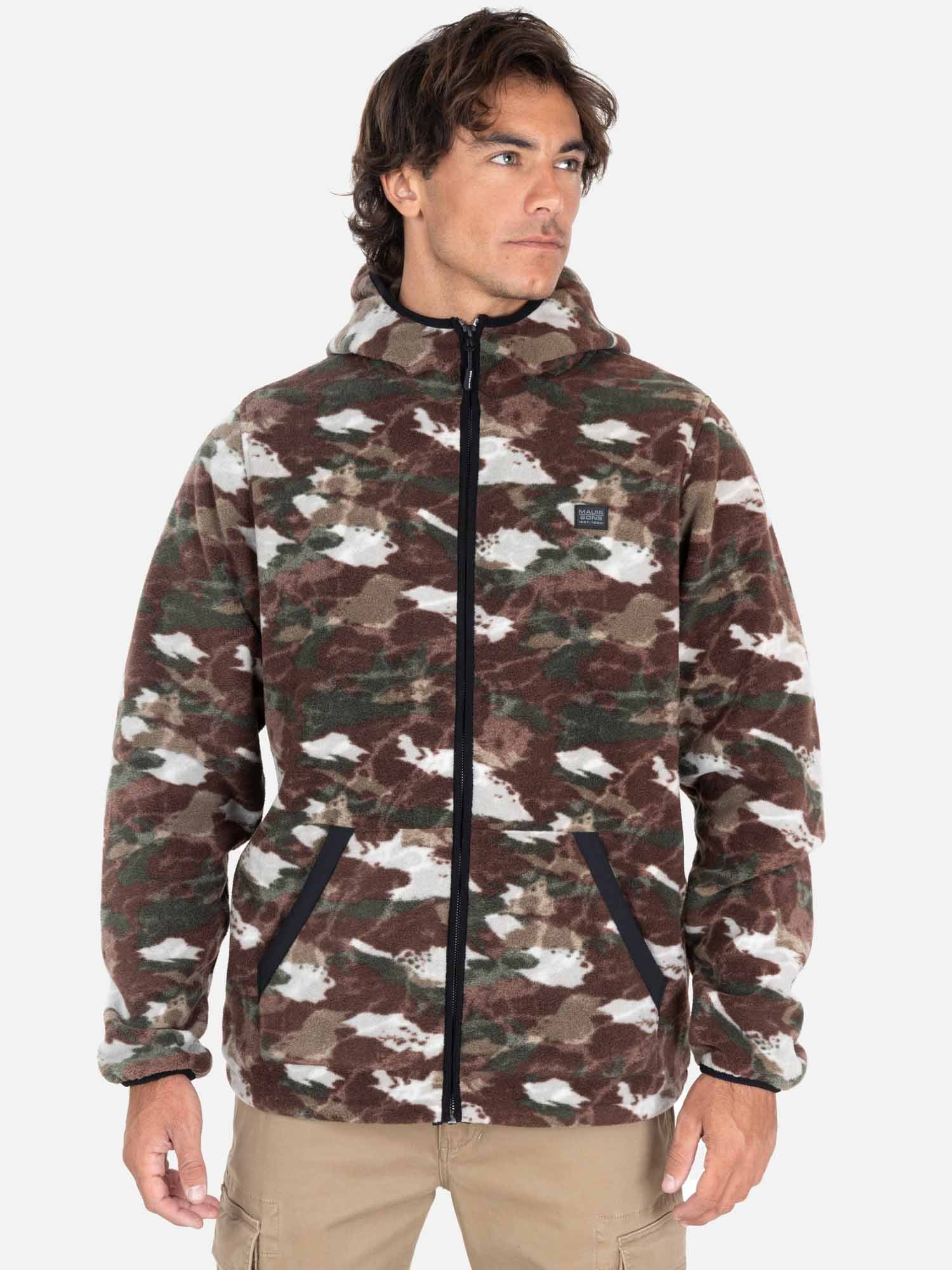 POLERON MICROPOLAR LAVA MULTICOLOR HOMBRE MAUI AND SONS - 1