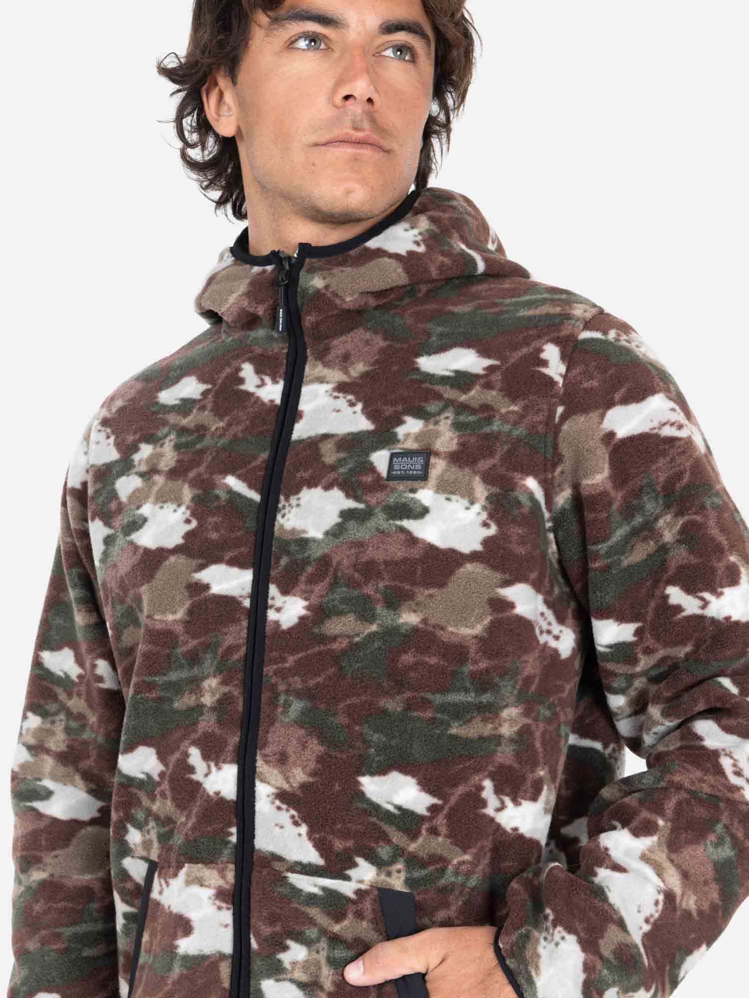 POLERON MICROPOLAR LAVA MULTICOLOR HOMBRE MAUI AND SONS - 3