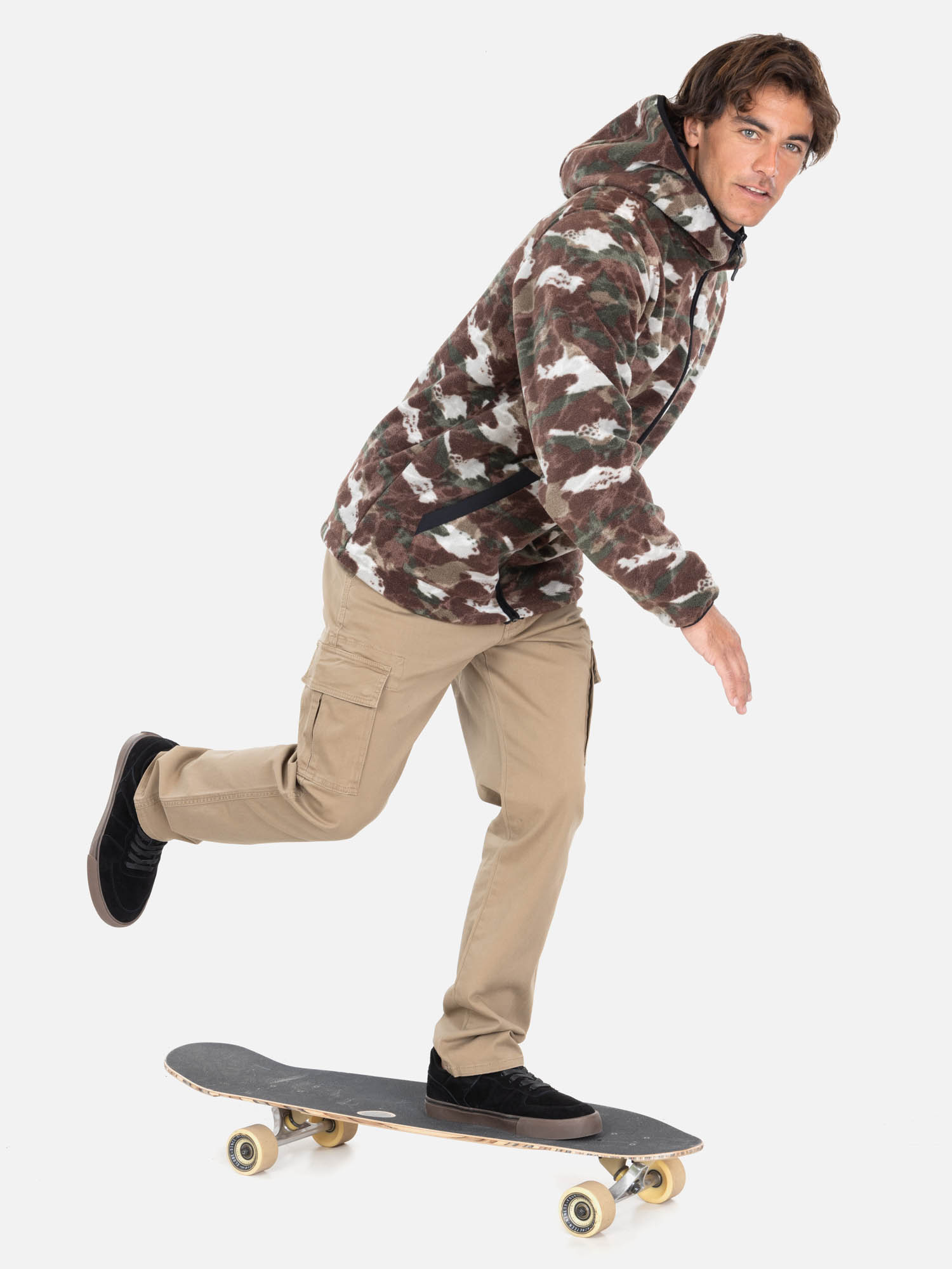POLERON MICROPOLAR LAVA MULTICOLOR HOMBRE MAUI AND SONS - 4