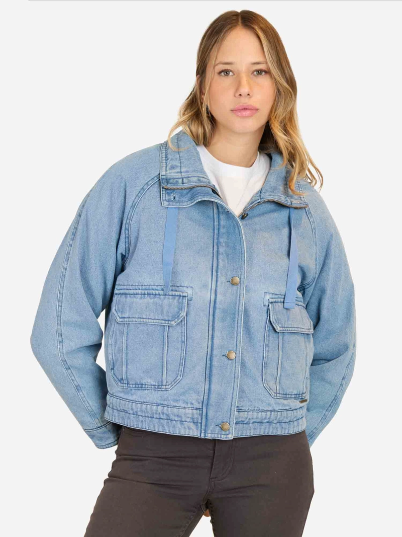 CHAQUETA MEDUSA AZUL MUJER MAUI AND SONS - 1