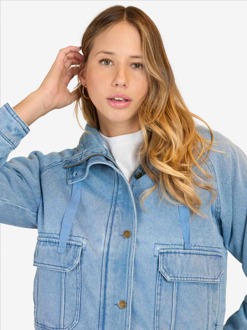 CHAQUETA MEDUSA AZUL MUJER MAUI AND SONS - 3