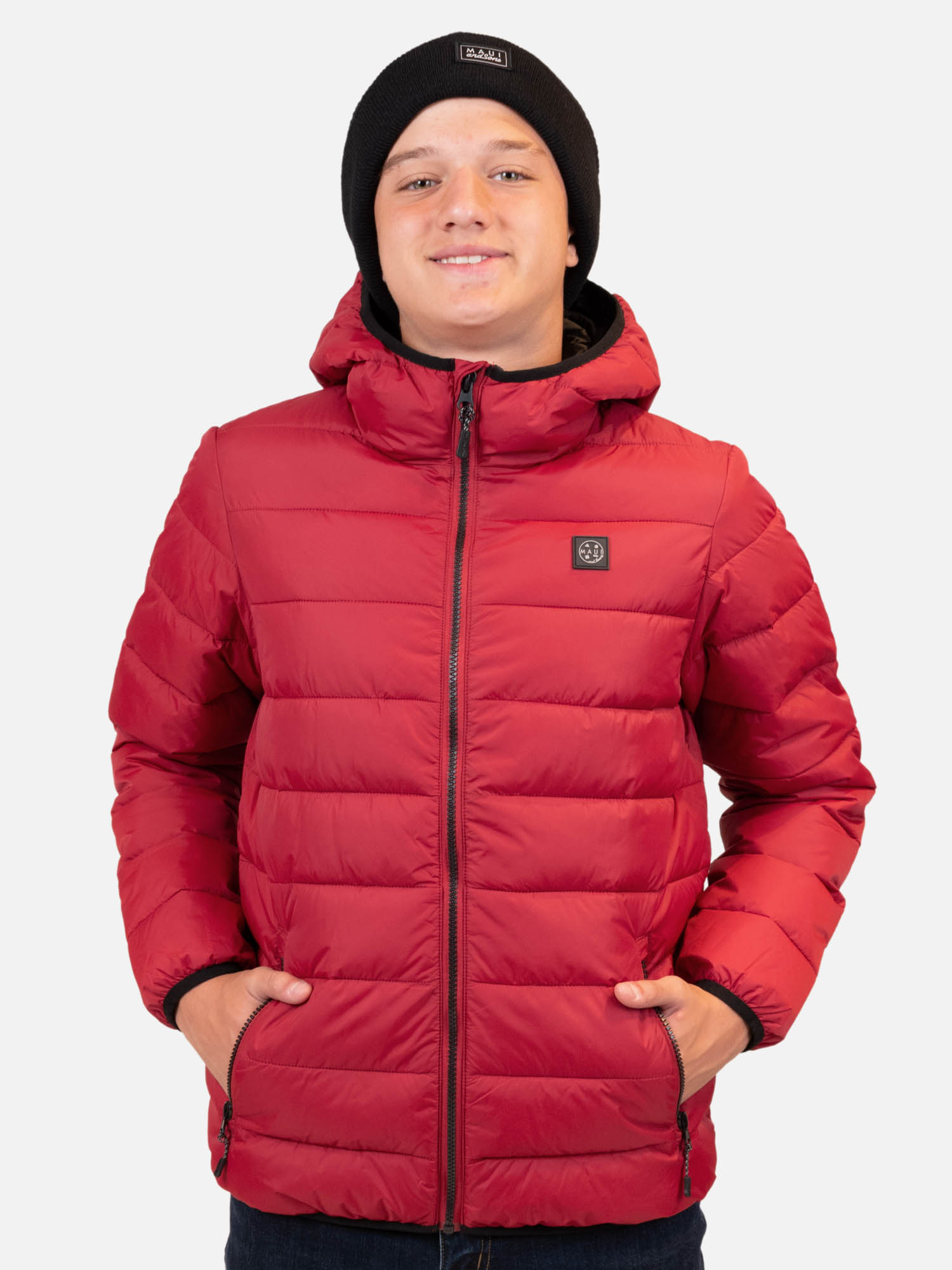 PARKA OPALO INFANTIL ROJO MAUI AND SONS - 1