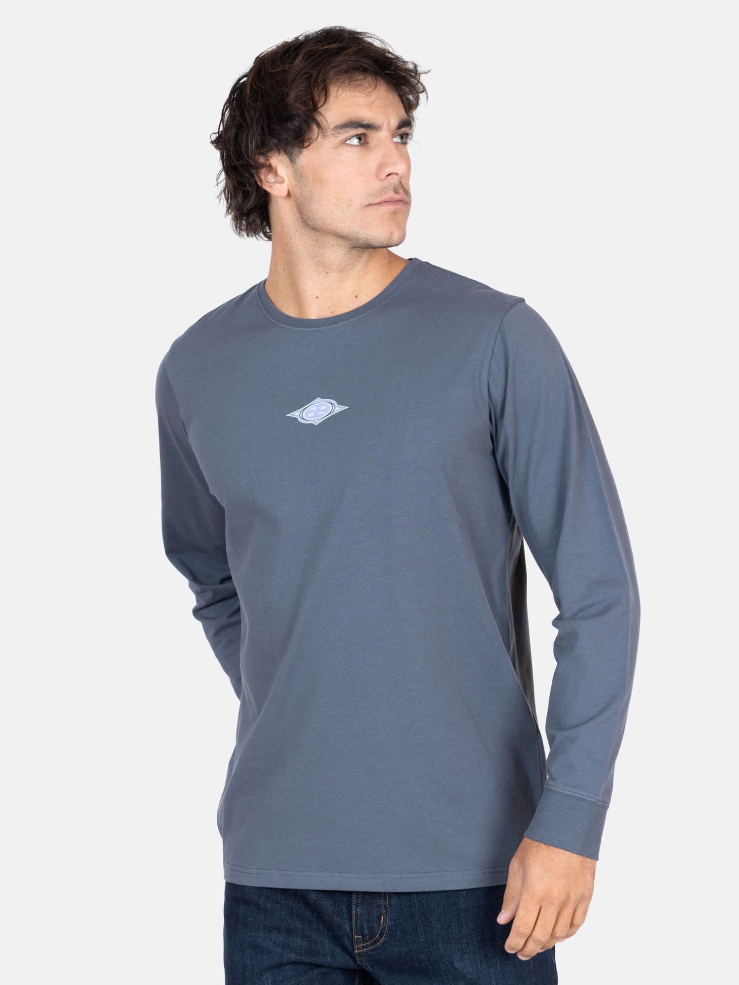 POLERA ML VOLCANO GRIS HOMBRE MAUI AND SONS - 1