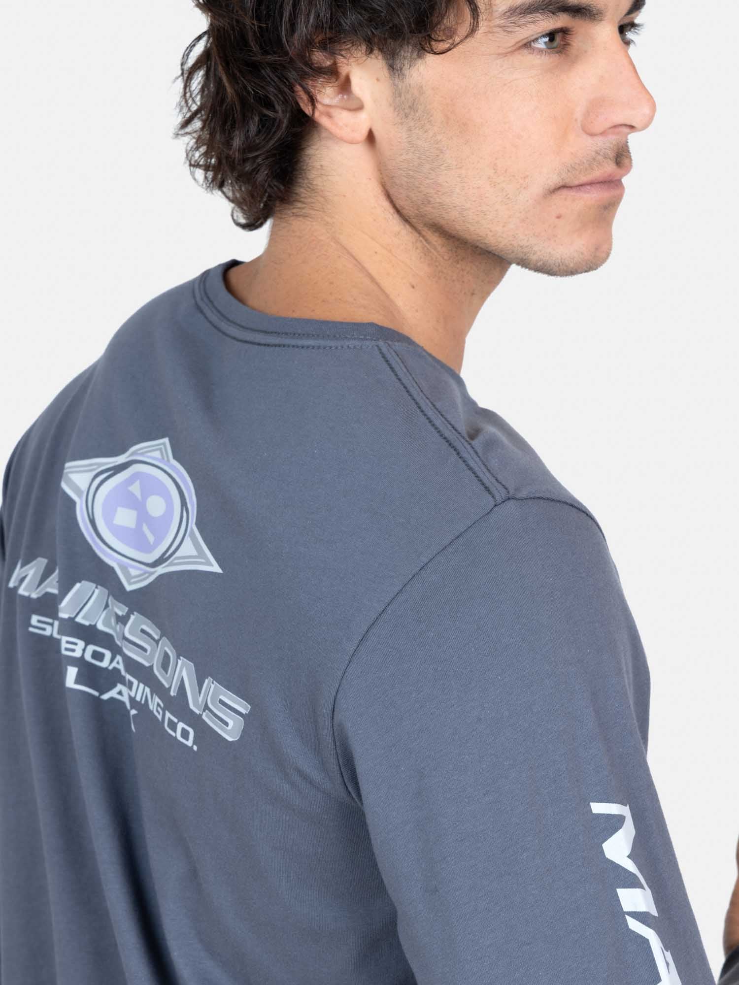 POLERA ML VOLCANO GRIS HOMBRE MAUI AND SONS - 3