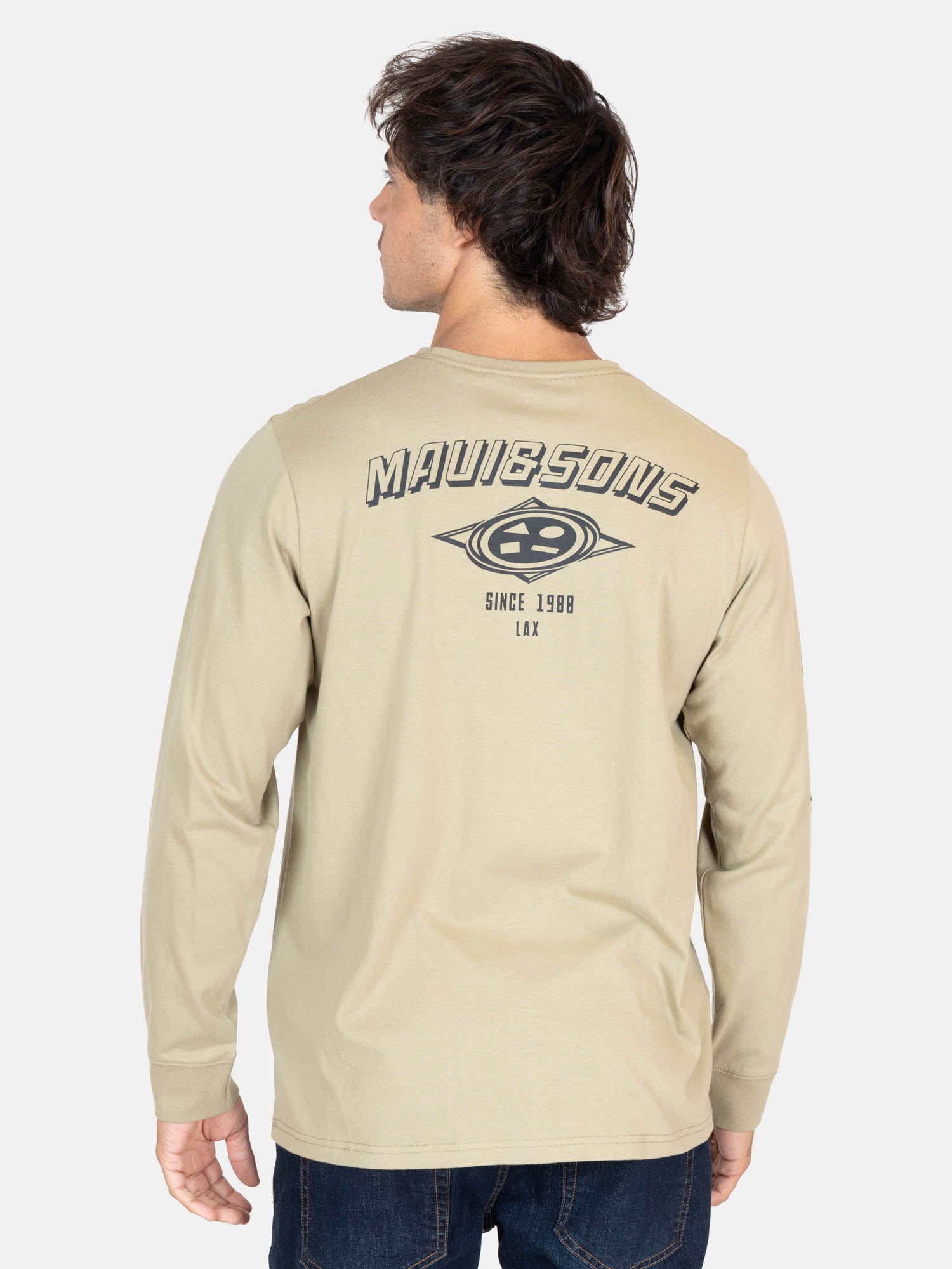 POLERA ML LAGOON CAFÉ HOMBRE MAUI AND SONS - 2