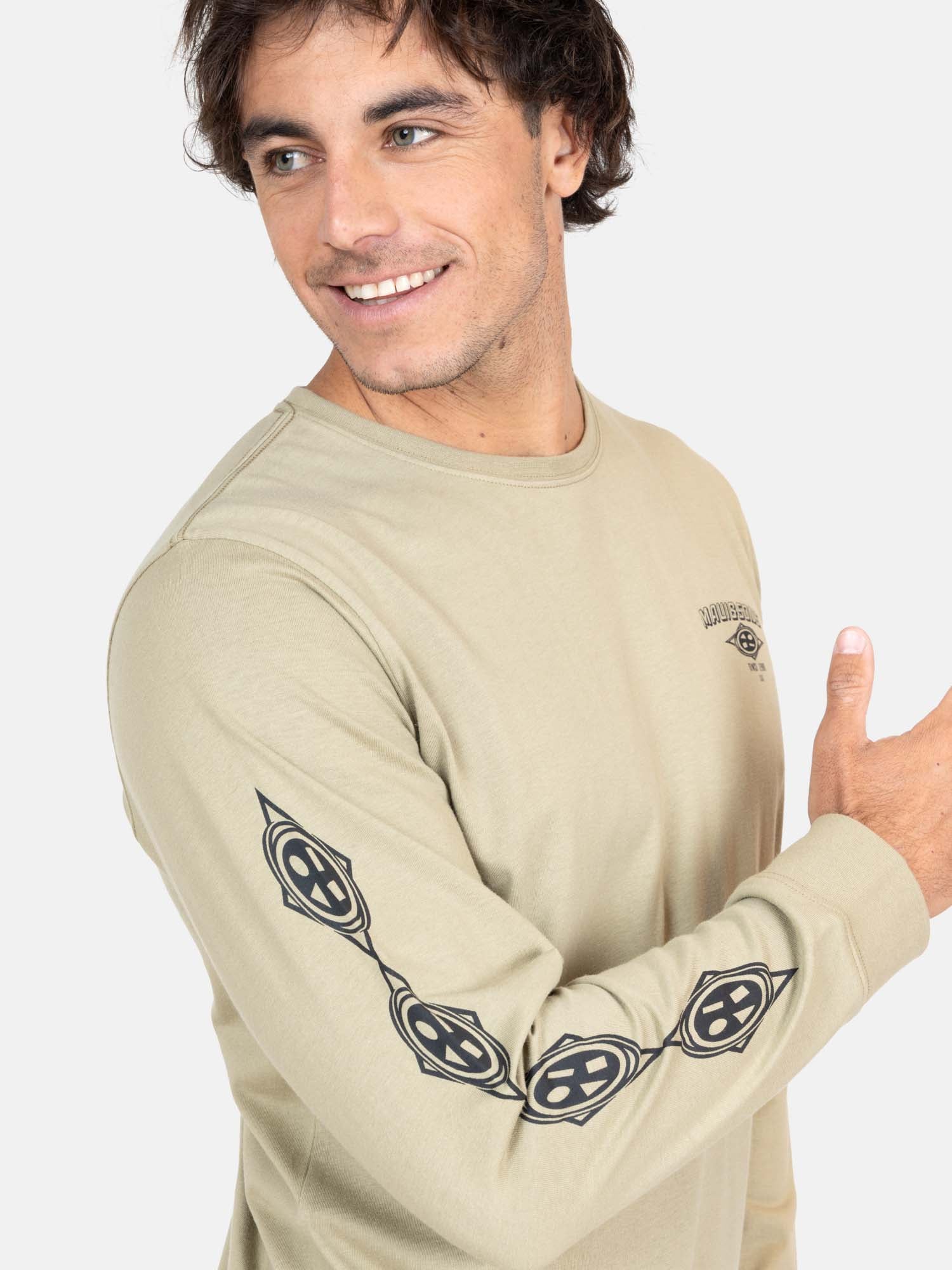 POLERA ML LAGOON CAFÉ HOMBRE MAUI AND SONS - 3