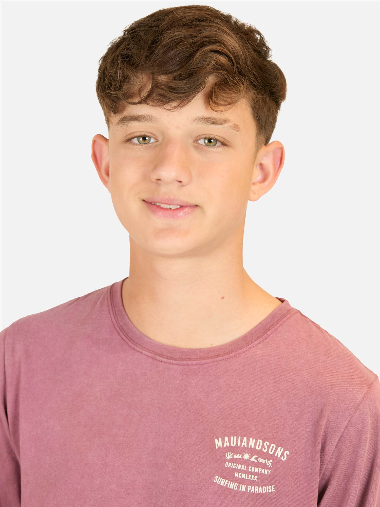 POLERA ML KONA HEAT ROJO INFANTIL MAUI AND SONS - 3