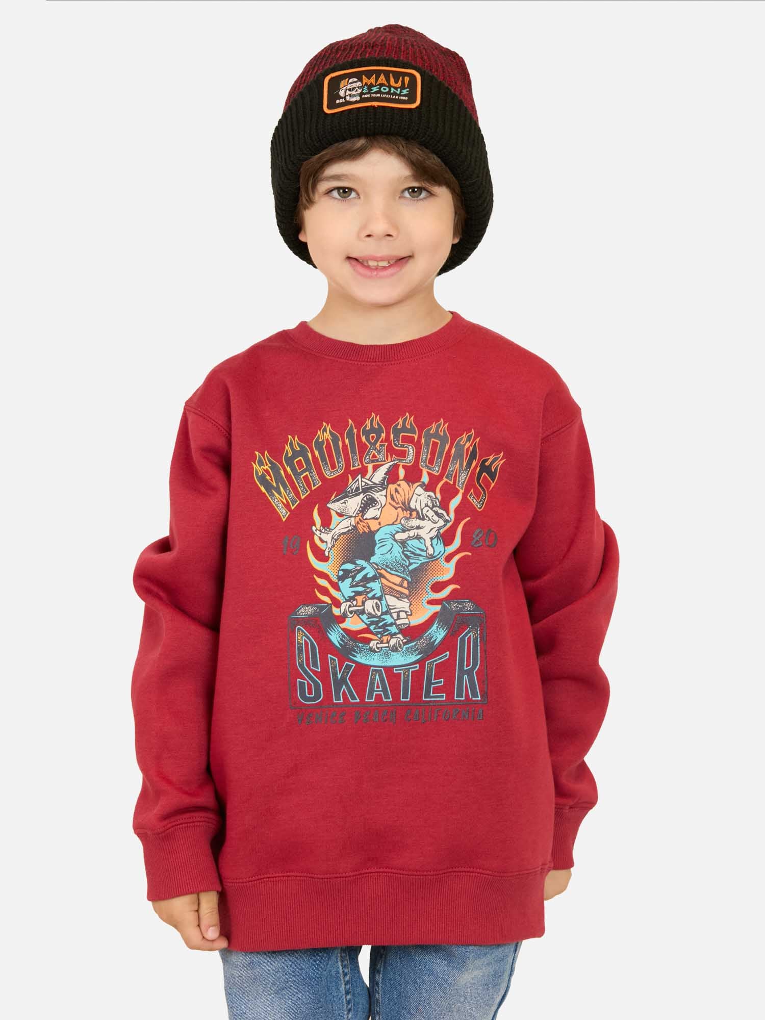 POLERON CR WIWA ROJO INFANTIL MAUI AND SONS - 1
