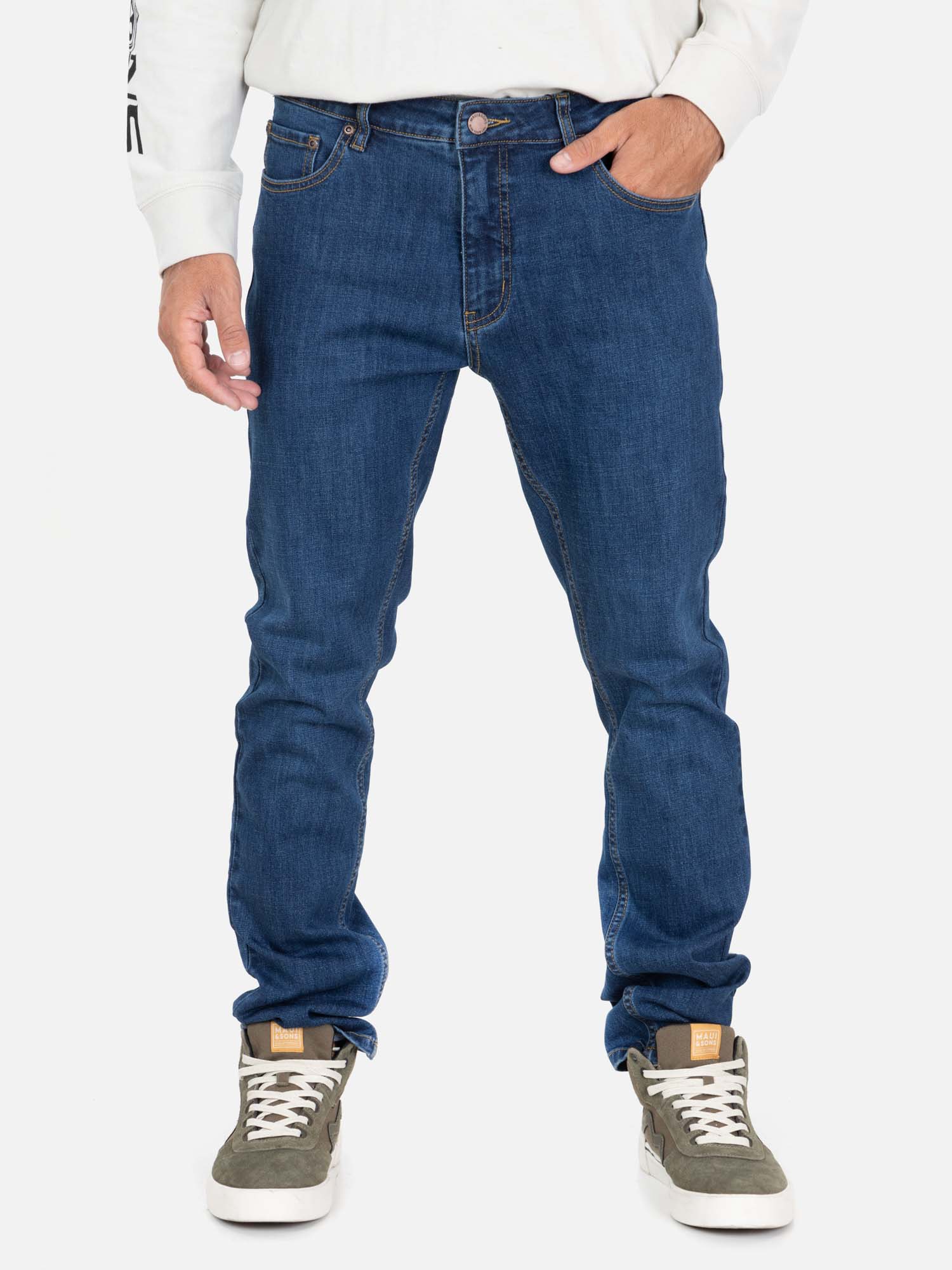 JEANS GRANITO CELESTE HOMBRE MAUI AND SONS - 1