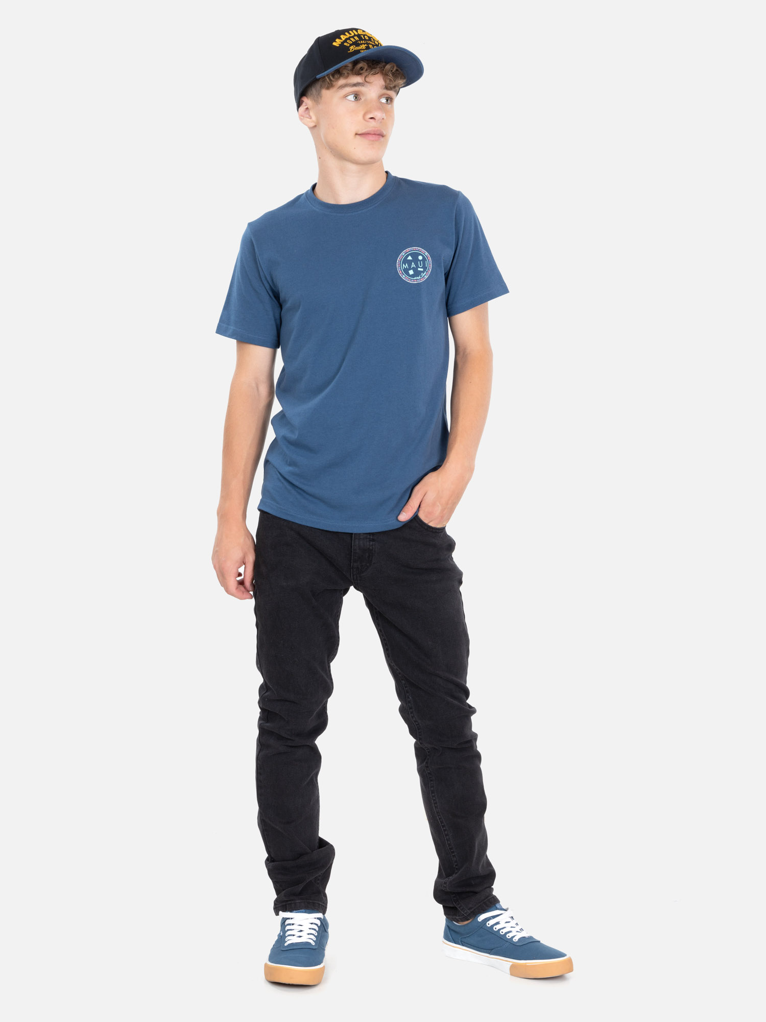 JEANS TROPIC CELESTE INFANTIL MAUI AND SONS - 4