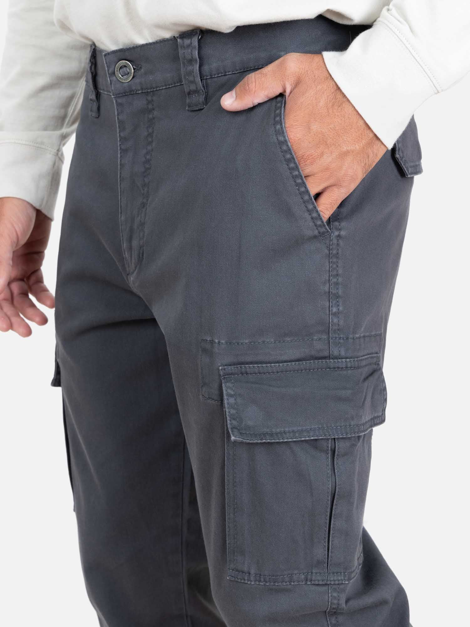 PANTALÓN TIKI GRIS HOMBRE MAUI AND SONS - 3