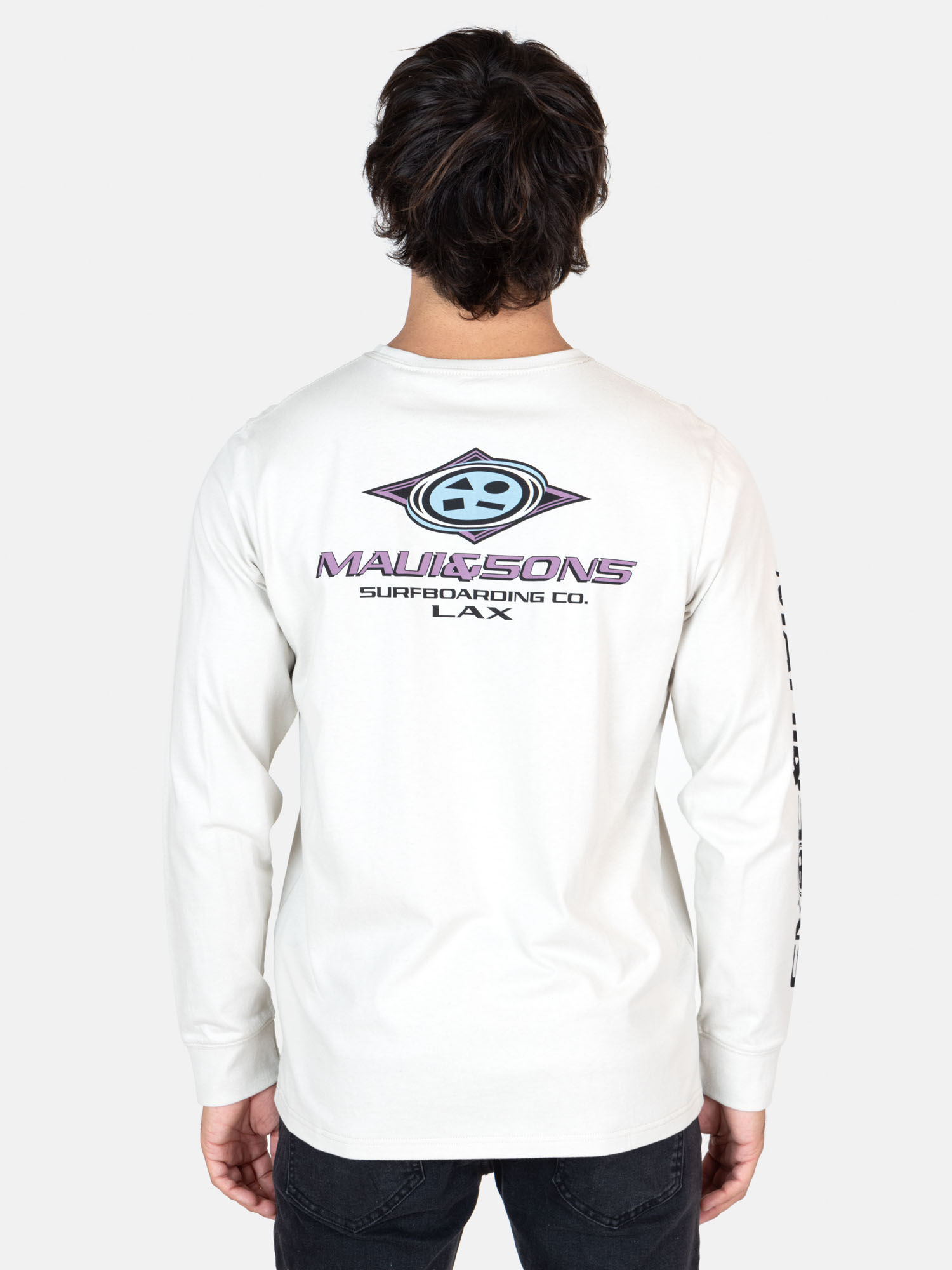 POLERA ML VOLCANO BEIGE HOMBRE MAUI AND SONS - 2