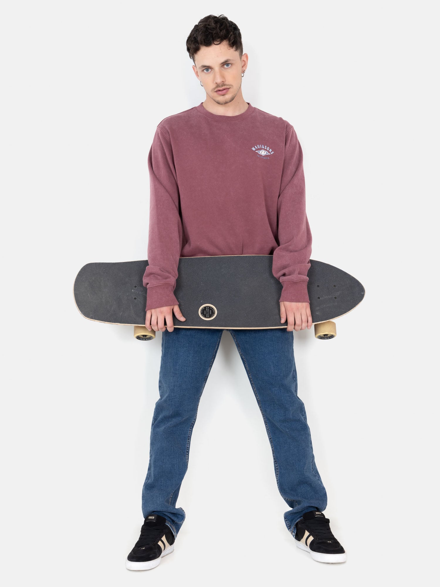 POLERON CR SANDSTORM ROJO HOMBRE MAUI AND SONS - 4