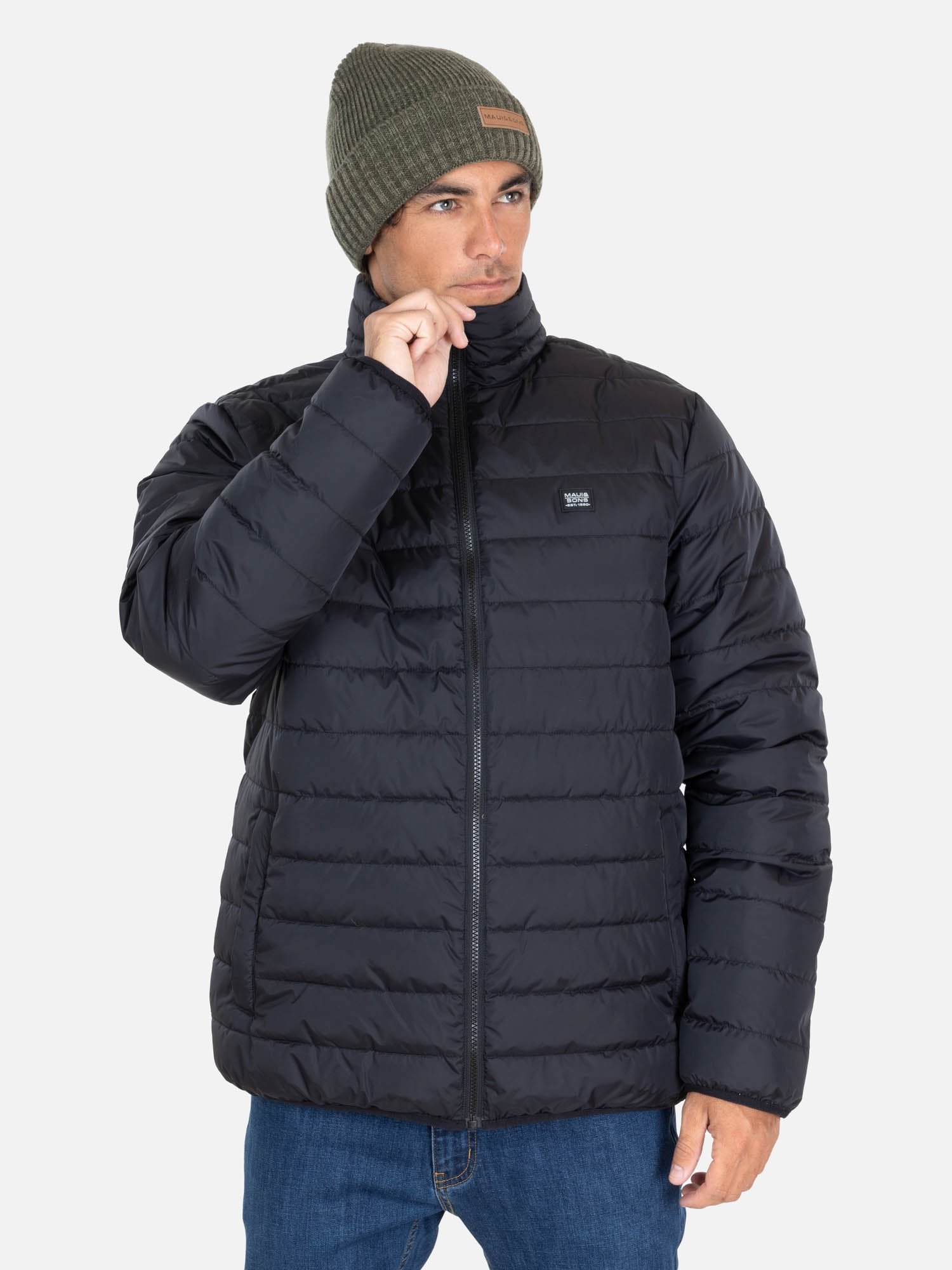 PARKA MYSTIC NEGRO HOMBRE MAUI AND SONS - 1