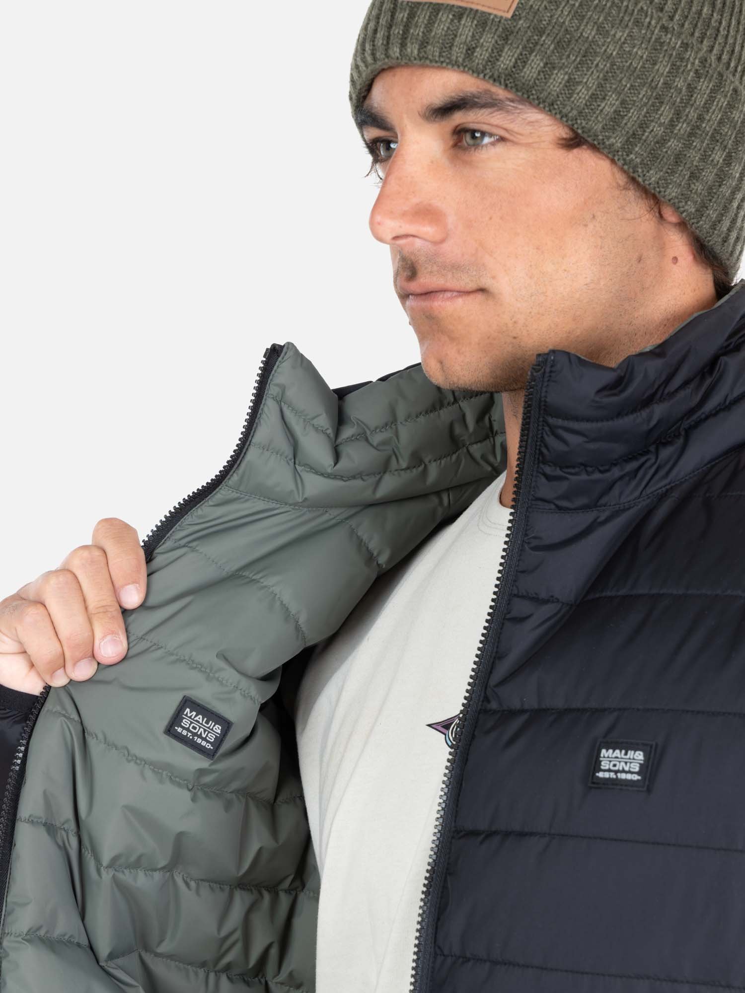 PARKA MYSTIC NEGRO HOMBRE MAUI AND SONS - 4