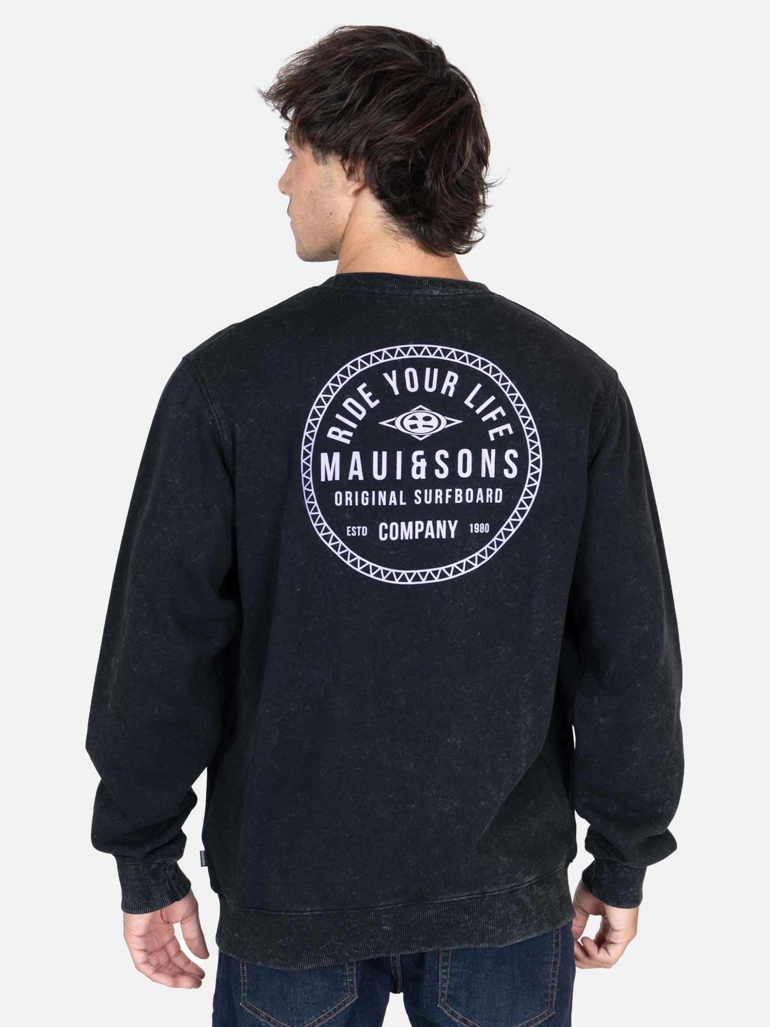 POLERON CR COCONUT NEGRO HOMBRE MAUI AND SONS - 2