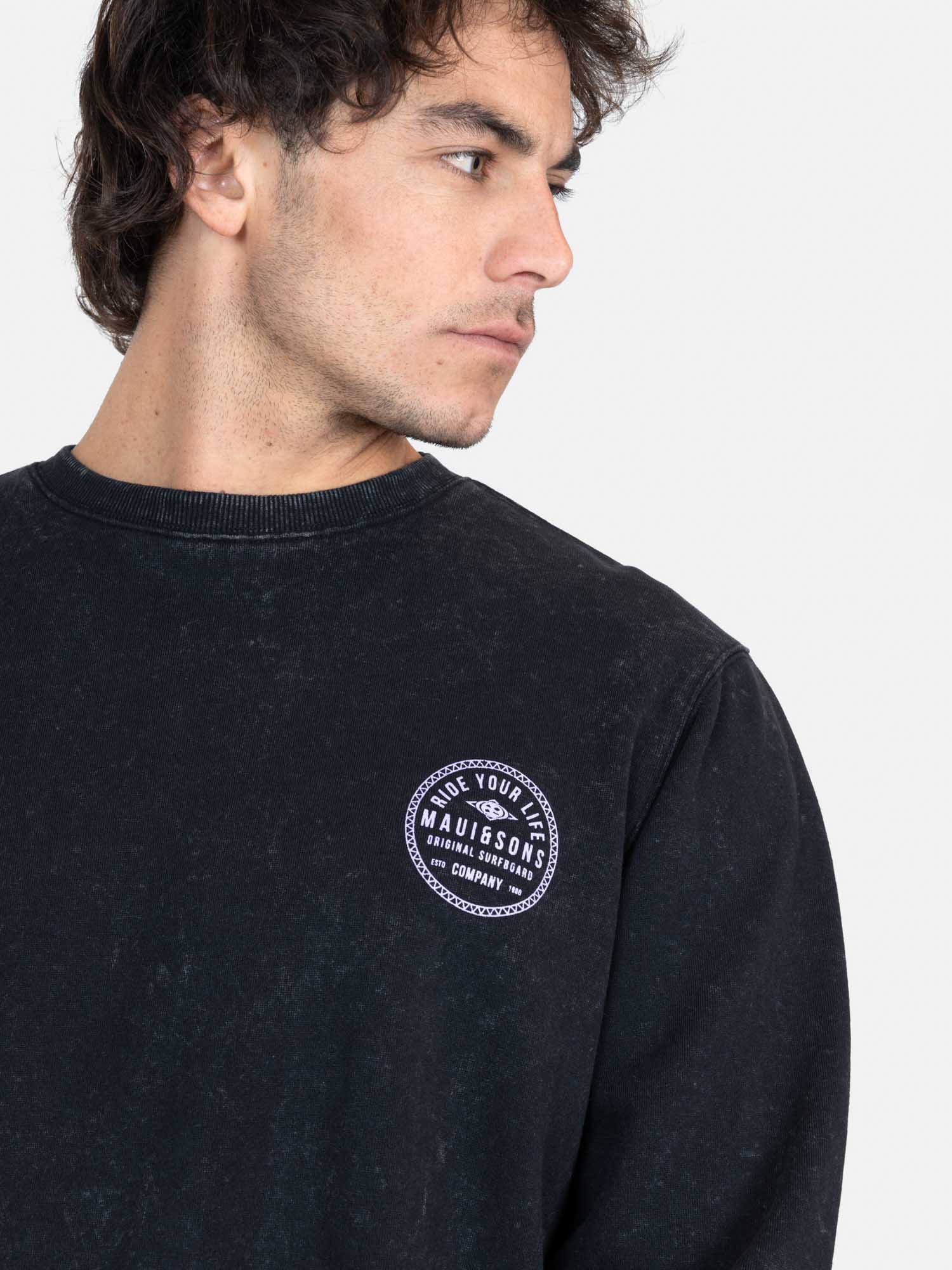 POLERON CR COCONUT NEGRO HOMBRE MAUI AND SONS - 3