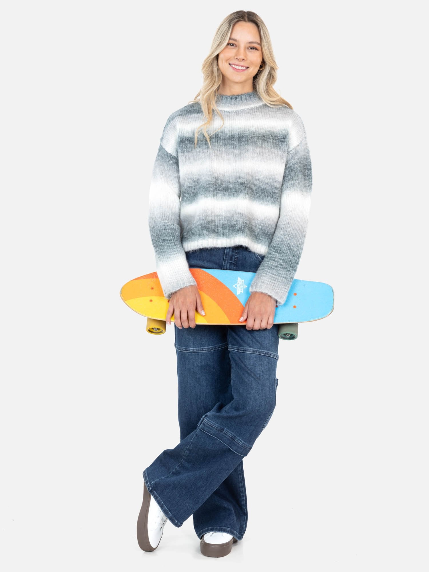 SWEATER SUNKAI GRIS MUJER MAUI AND SONS - 4