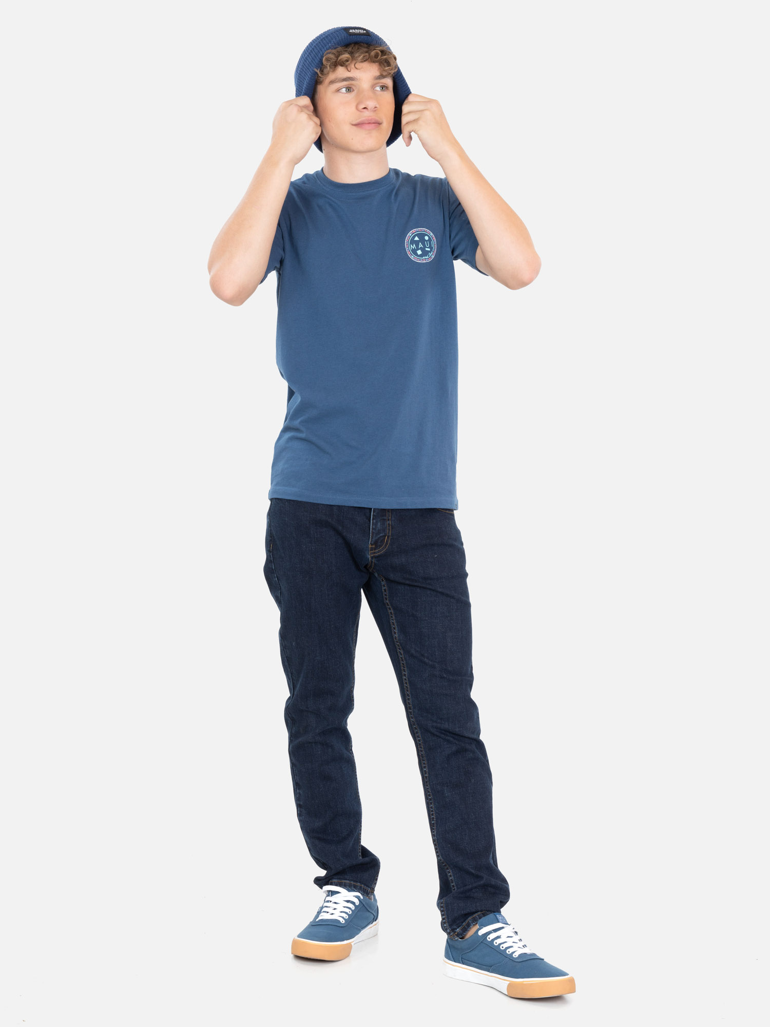 JEANS PALMERA NEGRO INFANTIL MAUI AND SONS - 4
