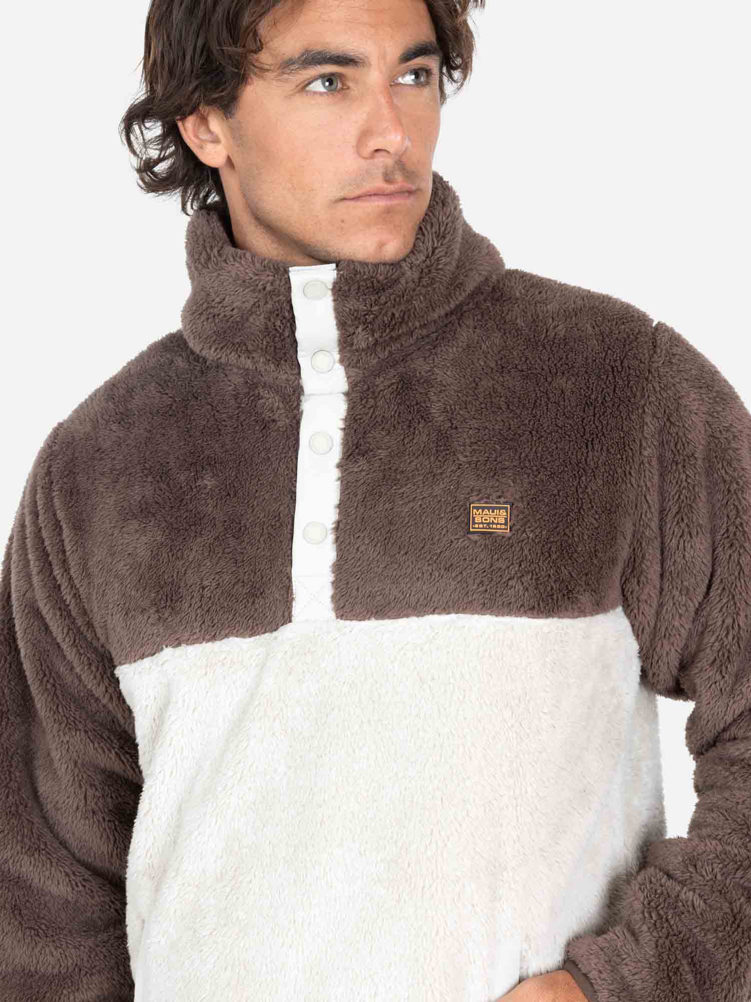 POLERON CHIPORRO LEÓN BEIGE HOMBRE MAUI AND SONS - 3