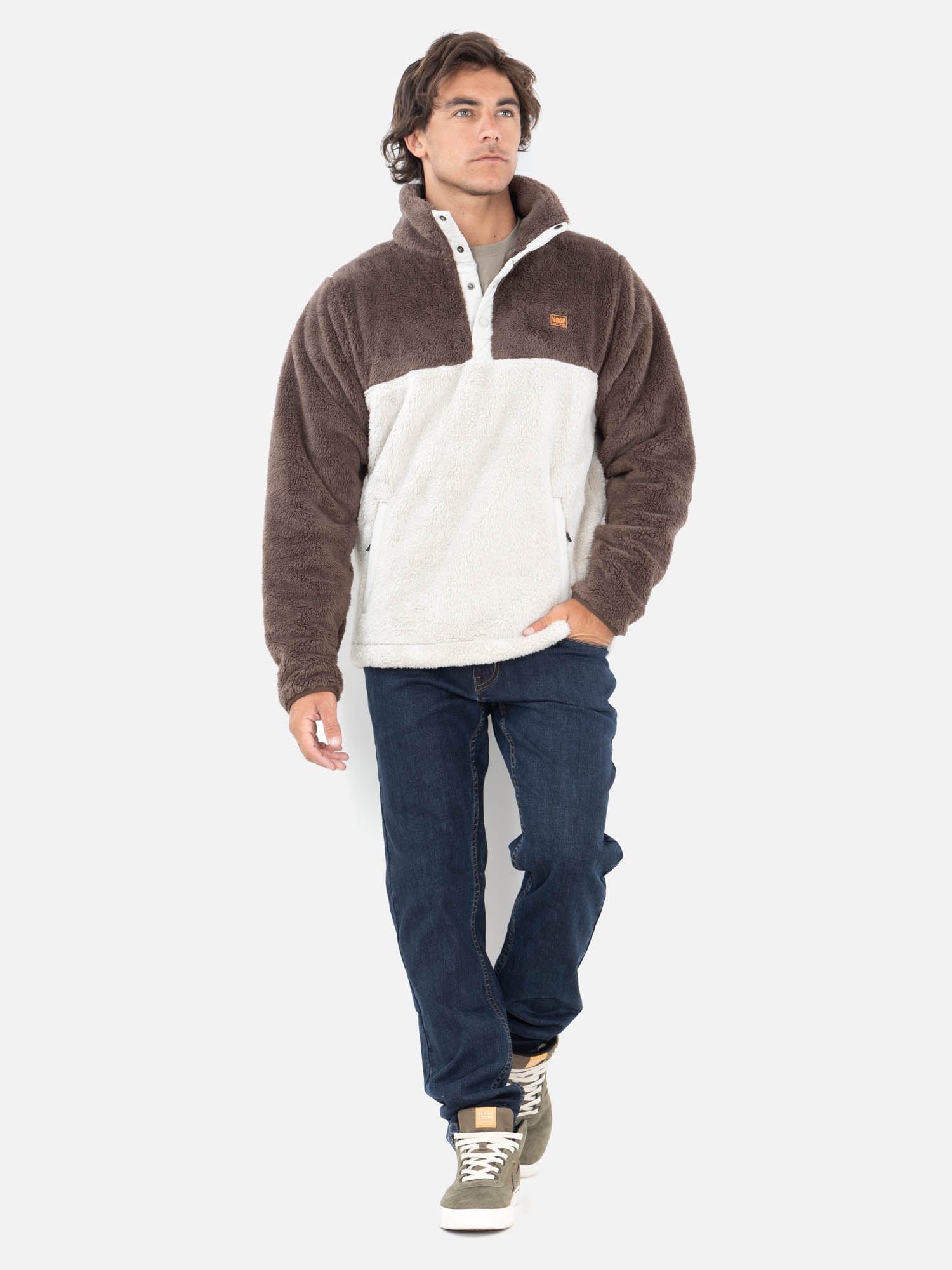 POLERON CHIPORRO LEÓN BEIGE HOMBRE MAUI AND SONS - 4